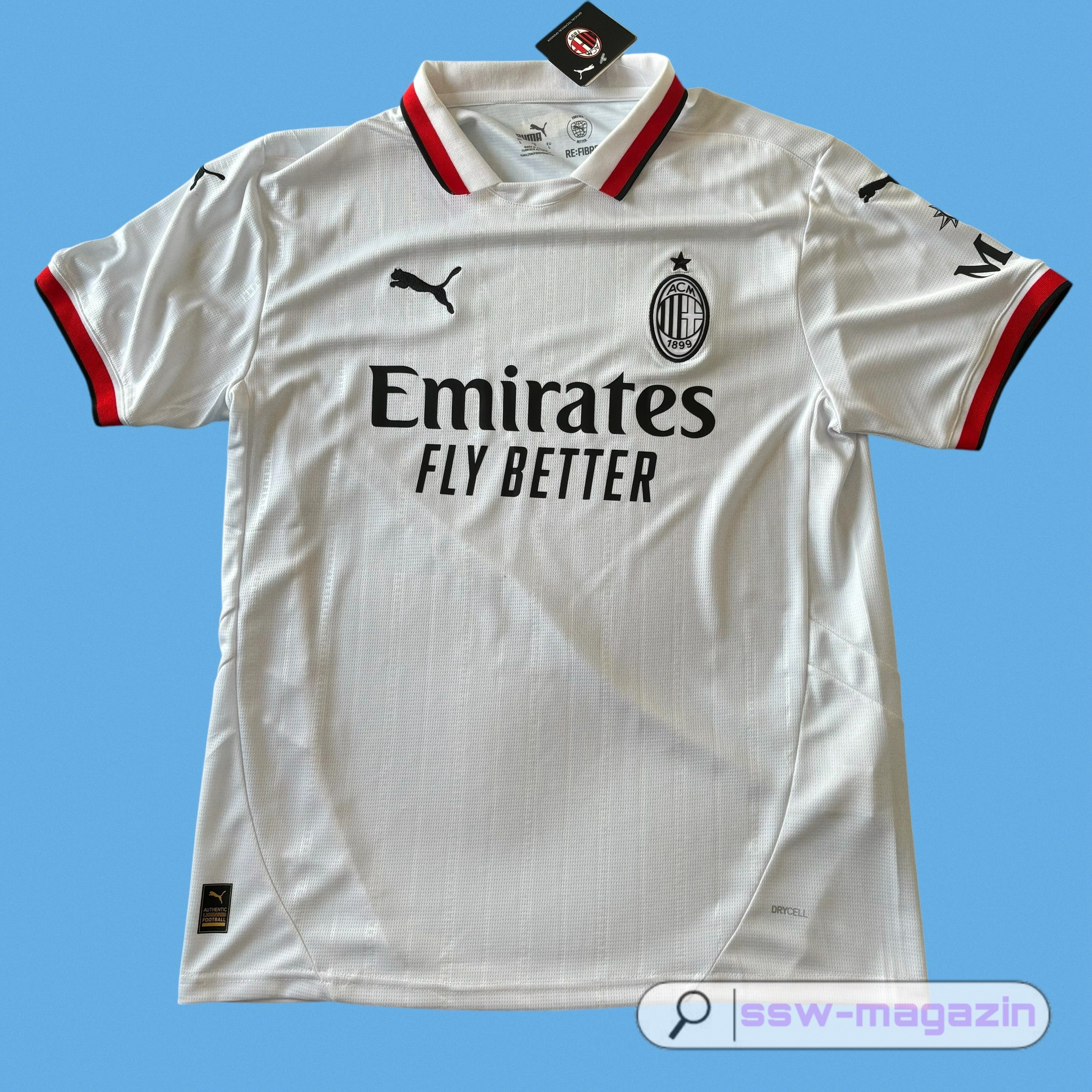 Белая джерси Milan 2024-2025 купить. Футбольный магазин — ssw_magazin