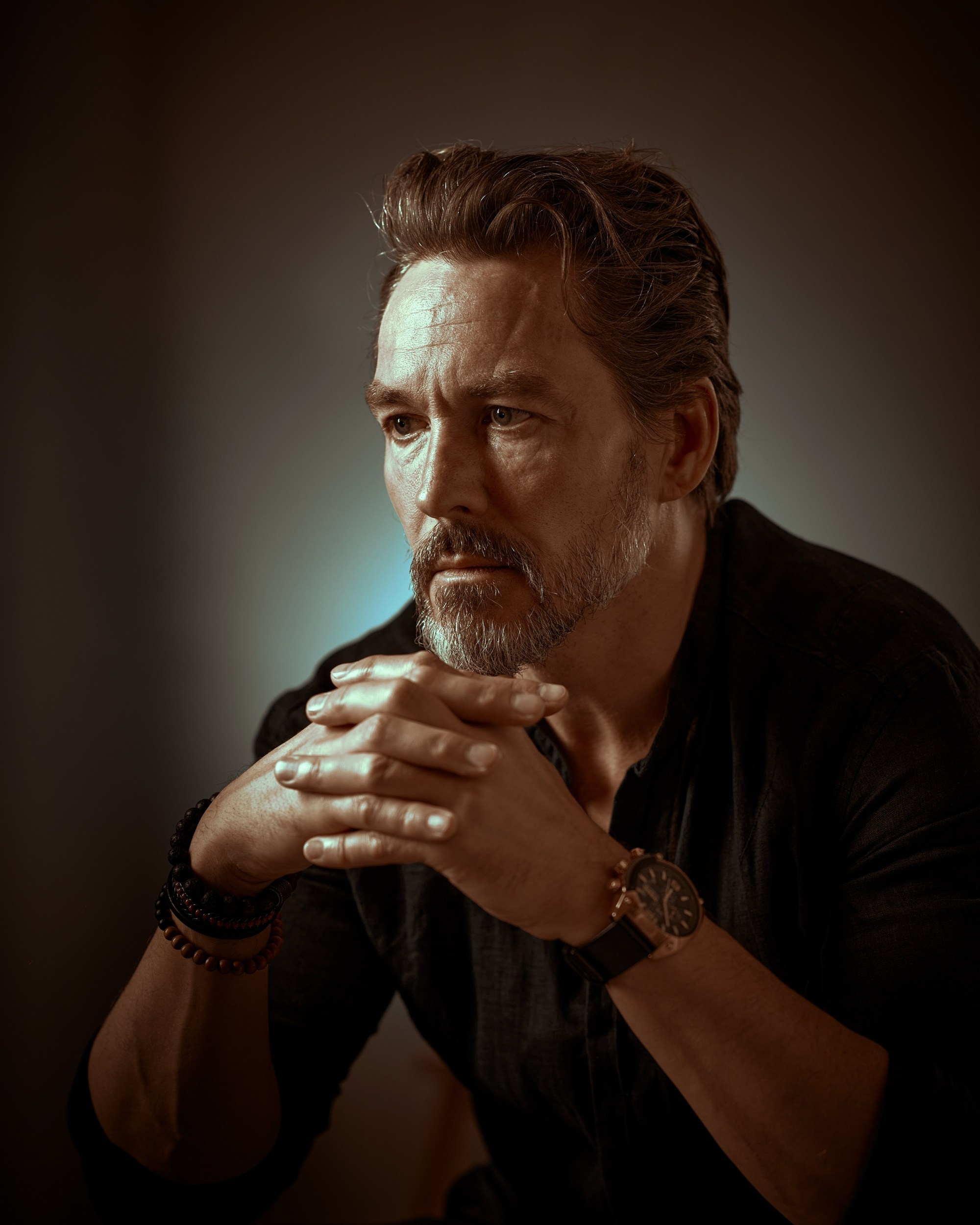 Брутальный мужской портрет в центре Москвы