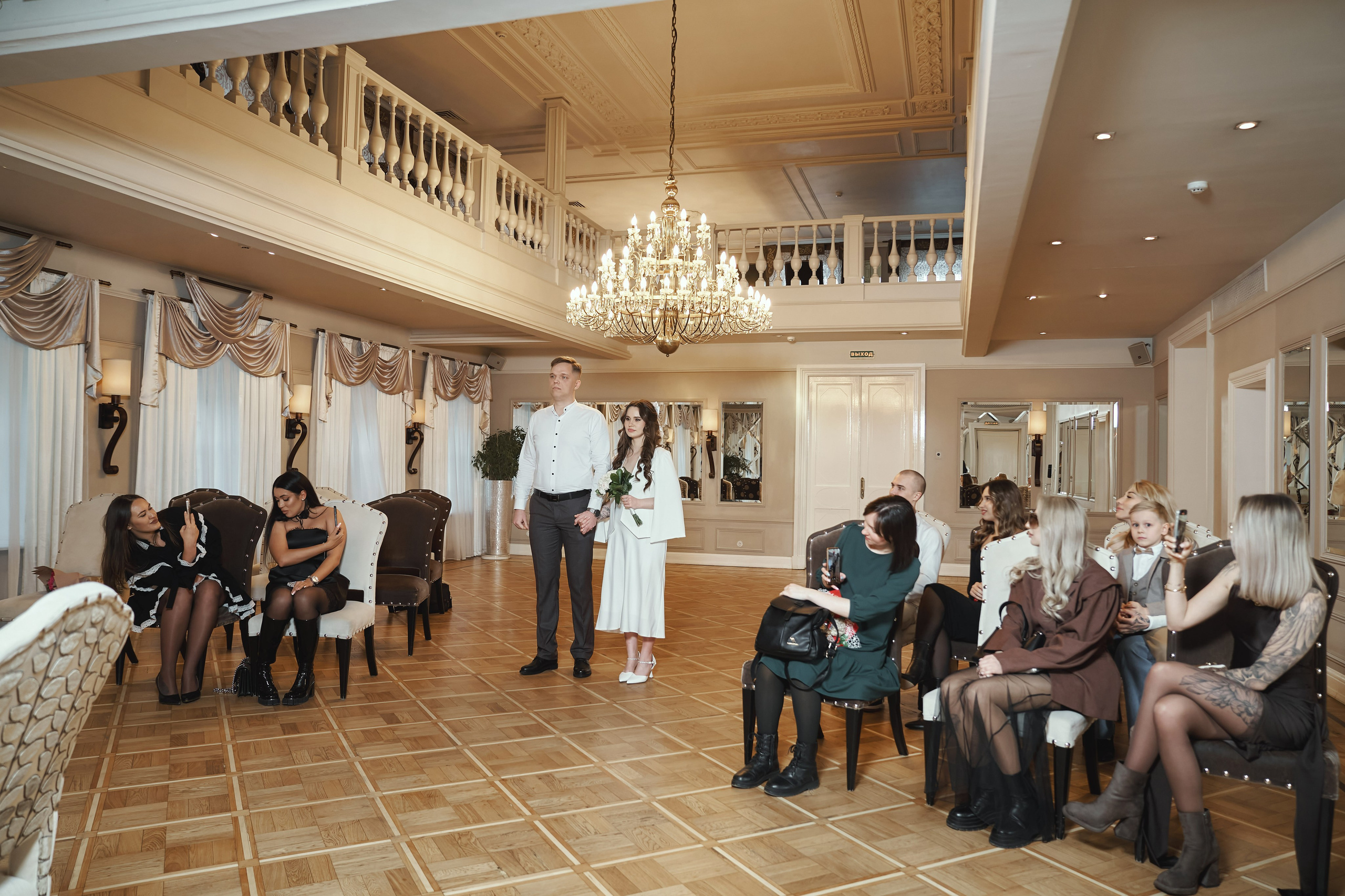 Регистрация брака в ресторане Гусятникофф. Фотограф на свадьбу