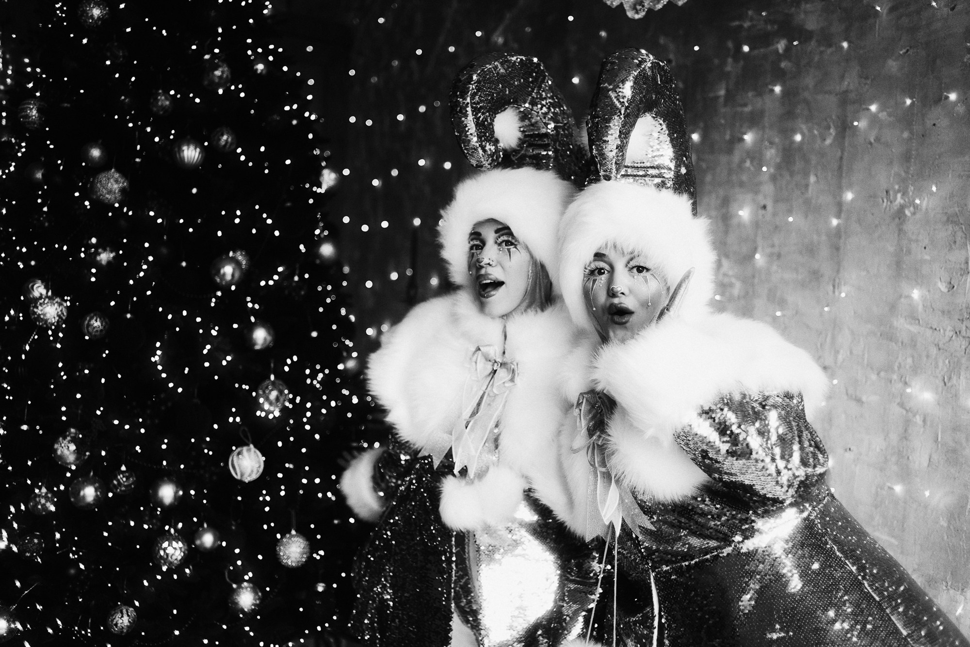 Новогодняя креативная фотосессия в Тюмени | Фотограф Дарья Мустафина. Портретный фотограф Тюмень Дарья Мустафина