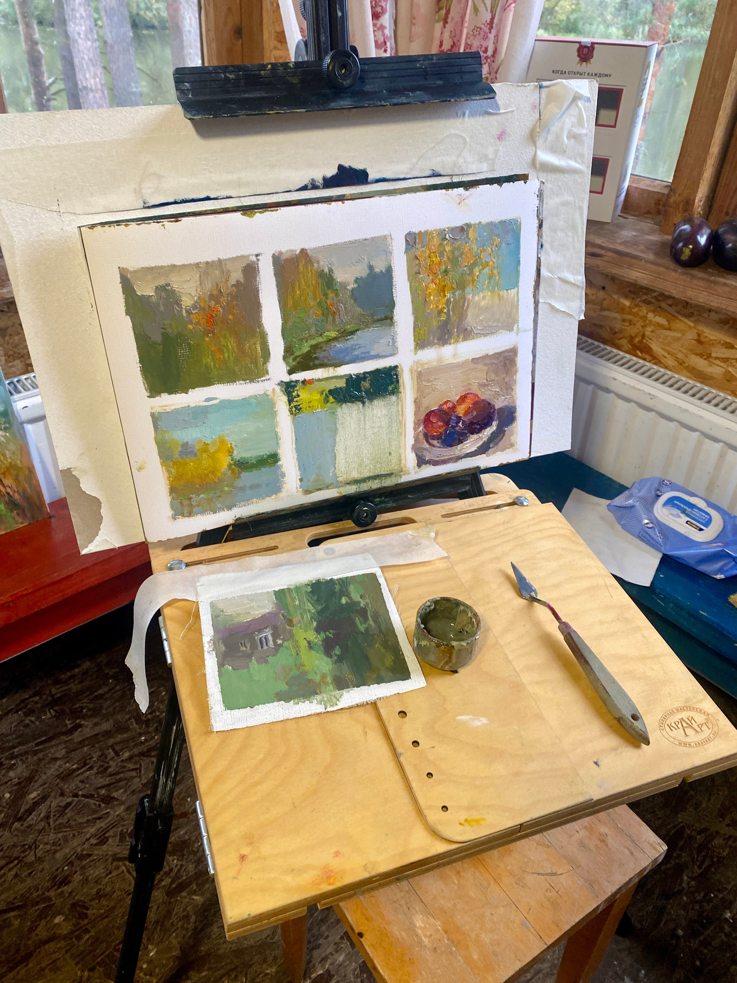 Работа. Живописец Ирина Пинская