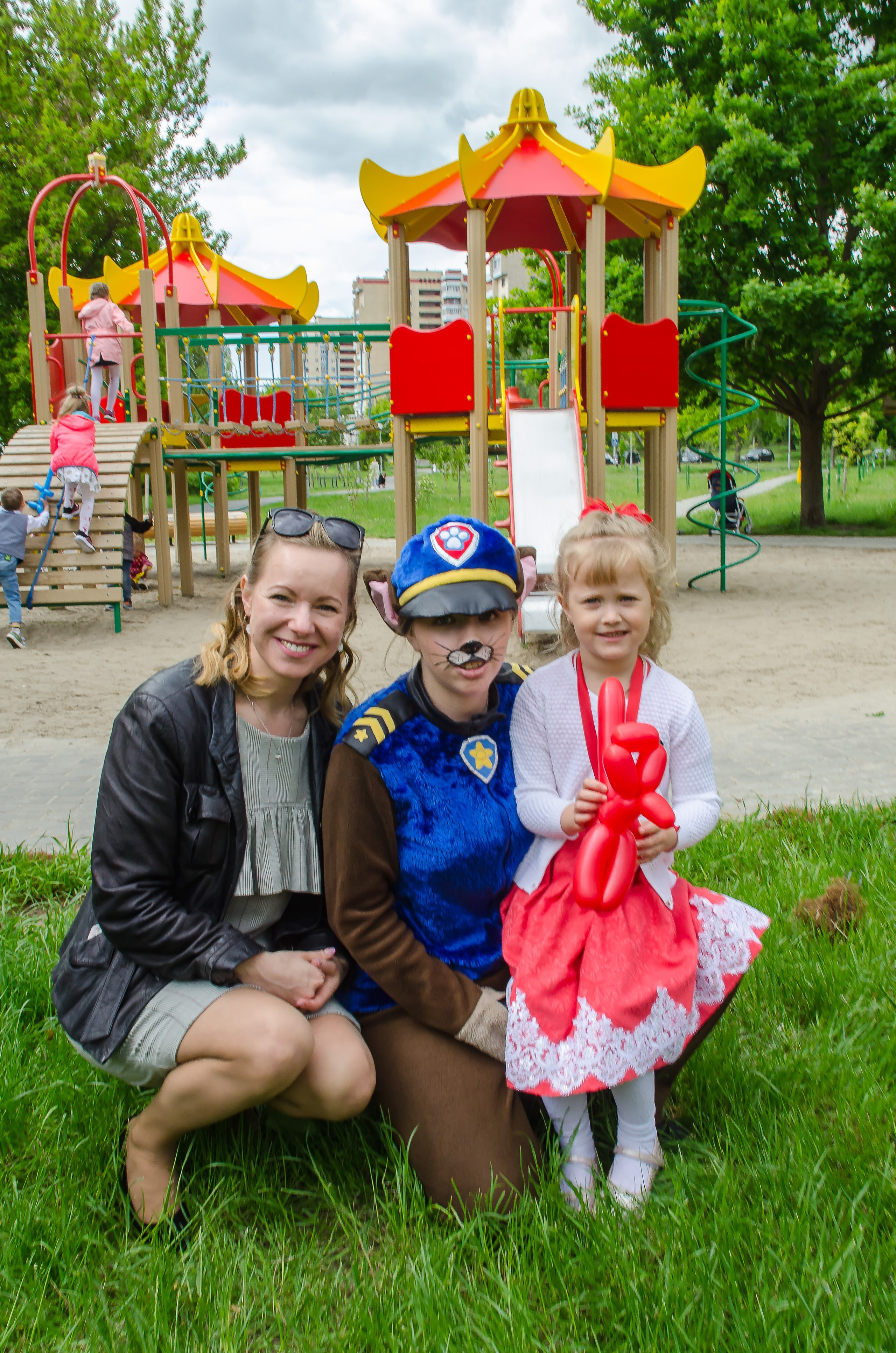 портрет с родителями