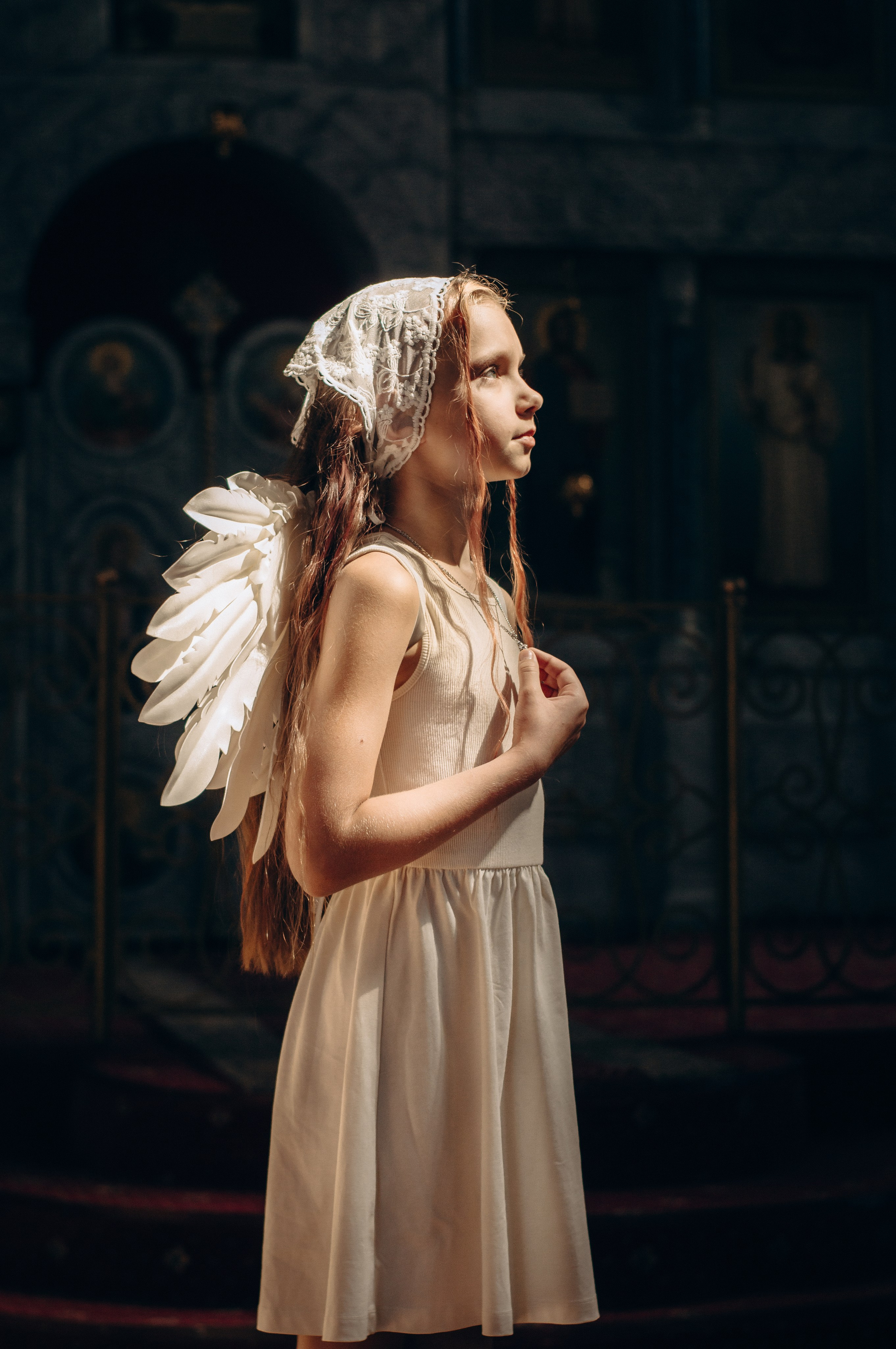 Фото крещения девочки в храме Вознесения Курганинск