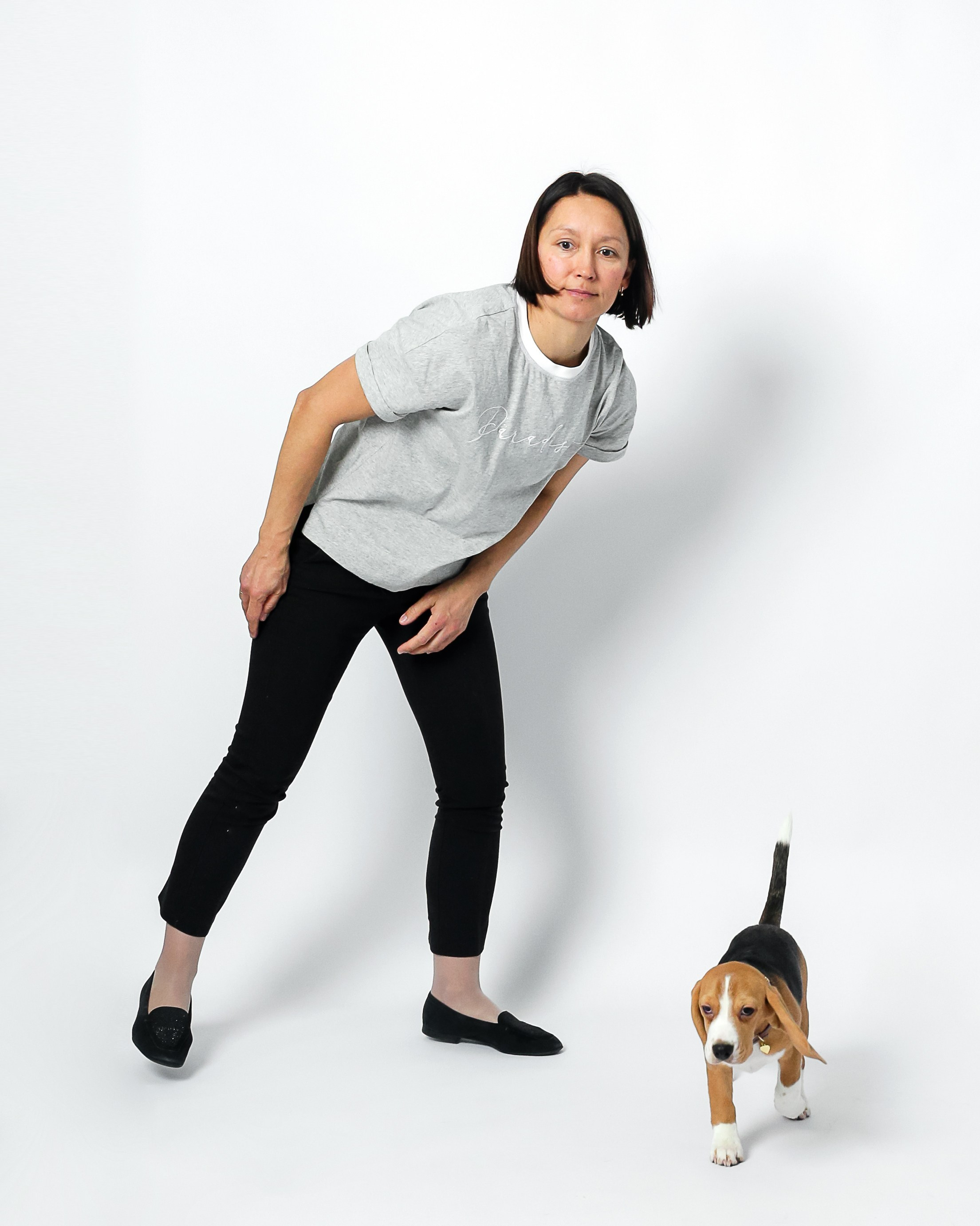 Любимые собаки и хозяйка. Фотостудия Автопортретная № 2 в Ижевске