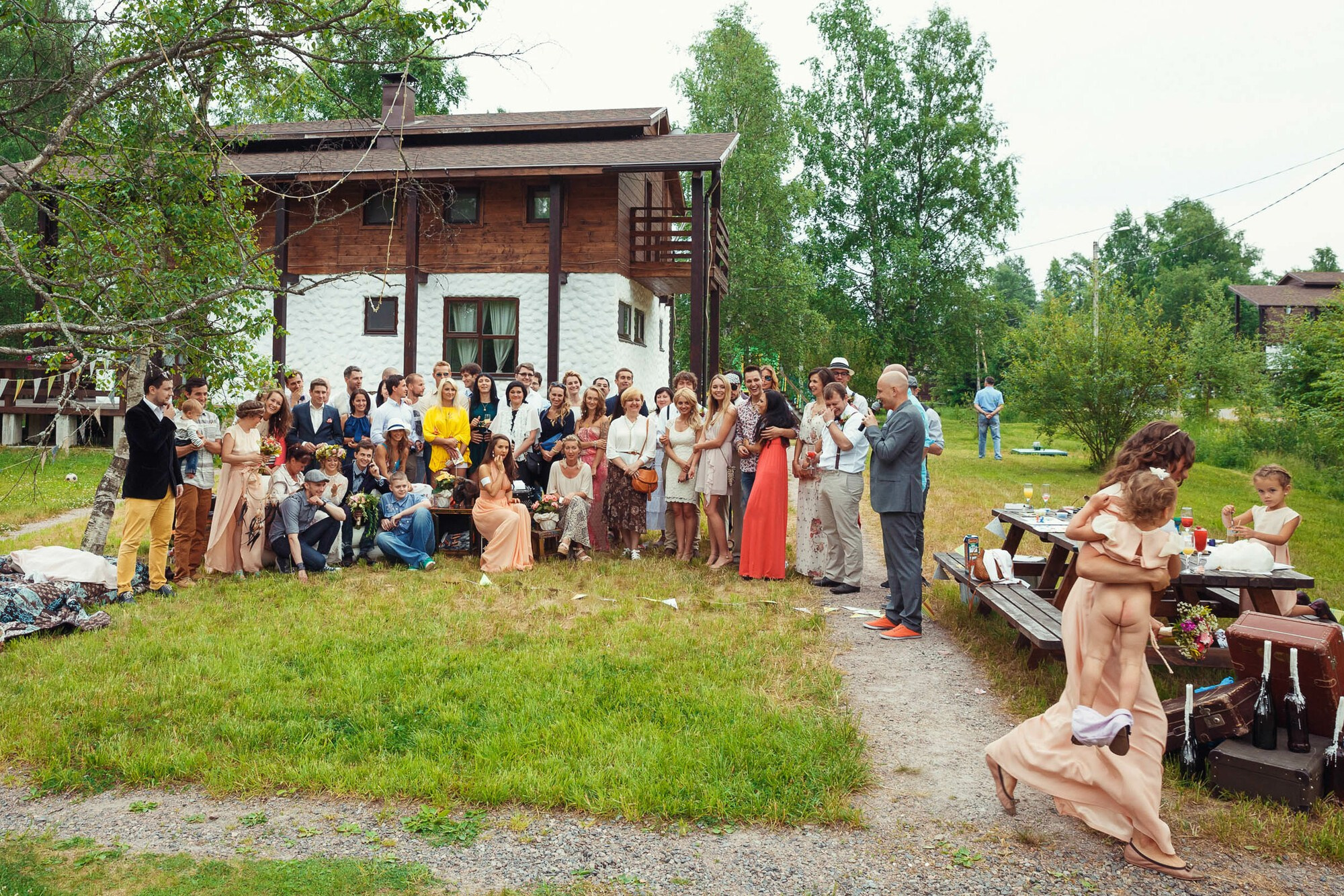 Свадьба с выездной регистрацией в лесу за городом. Свадебный фотограф в Санкт-Петербурге и Москве Андрей Нестеров