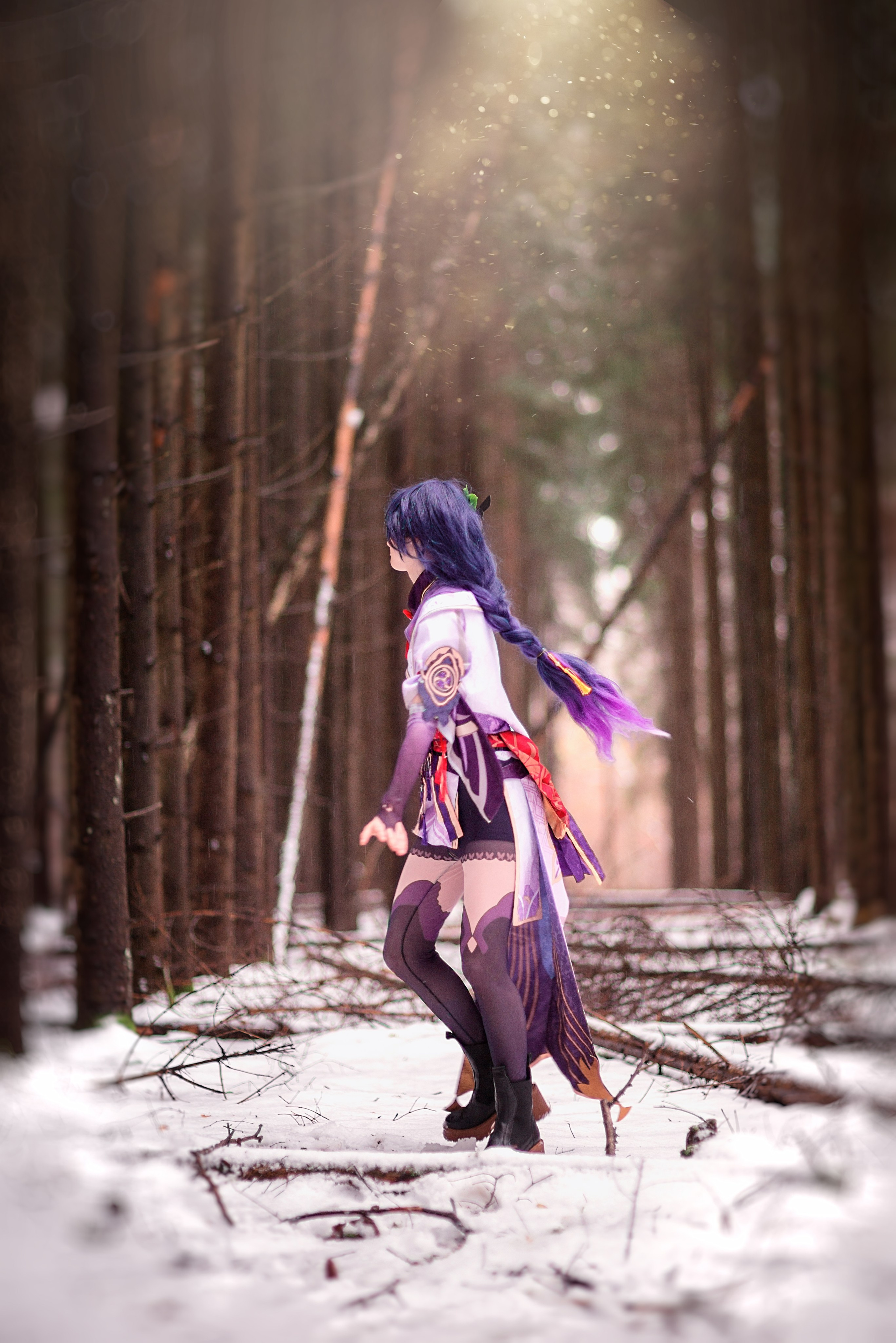 Аниме в зимнем лесу. Фотограф Москва — Серпухов — Таруса Ольга Кокеткина
