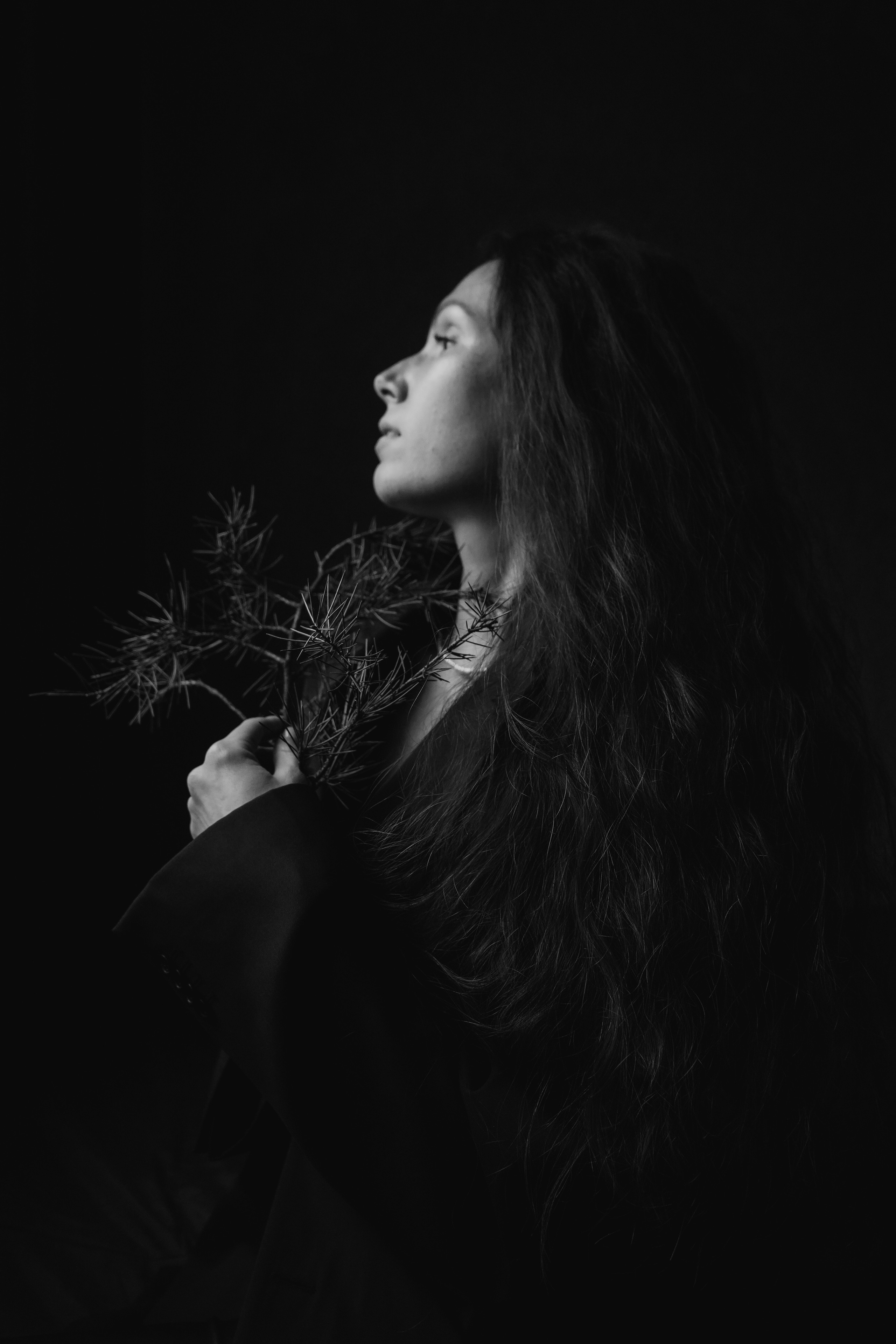 Анна ЧБ фотосессия. Фотограф в Сочи Марина Барс