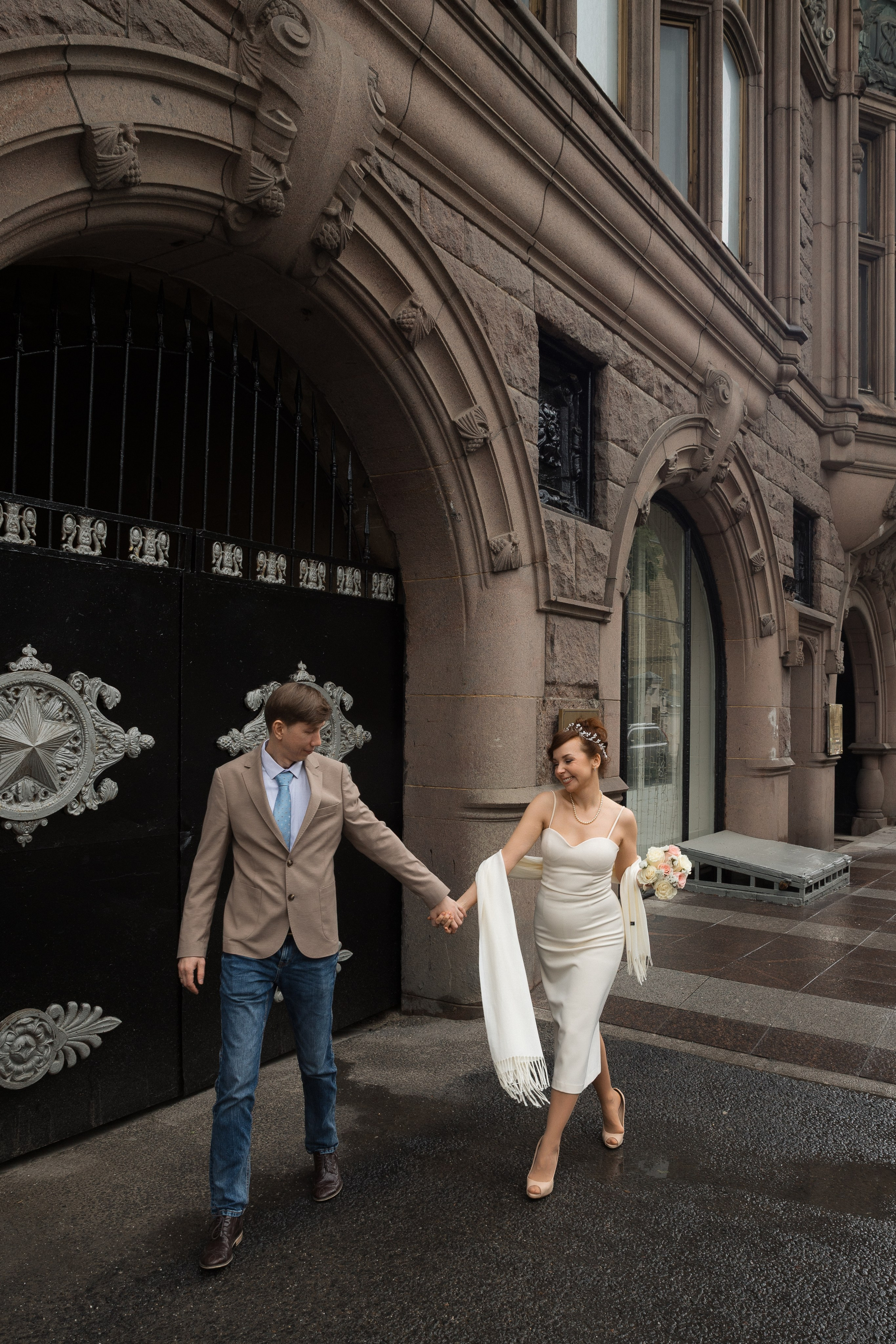 Свадебная фотосессия в Грибоедовском ЗАГСе (Дворец Бракосочетания № 1). Фотограф и видеограф Анна Домашенко