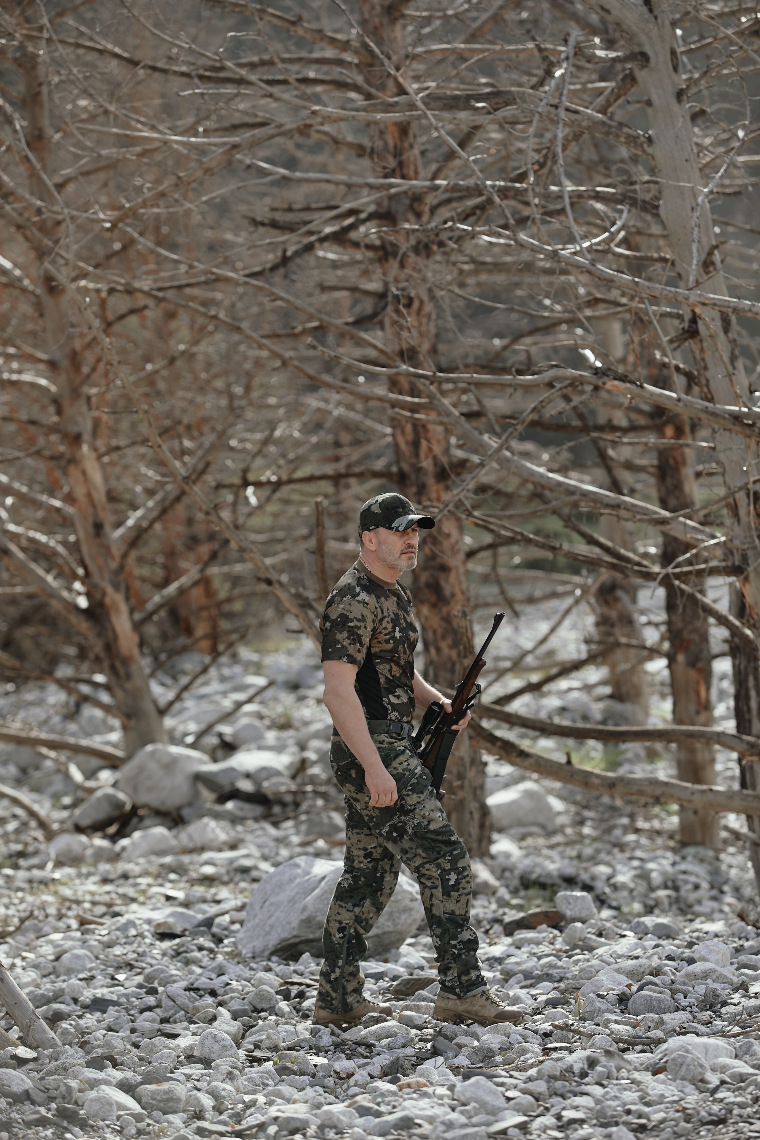Съемка для бренда охотничьей одежды под ключ. Фотограф Продюсер в горах КБР / Москва Нальчик Горы