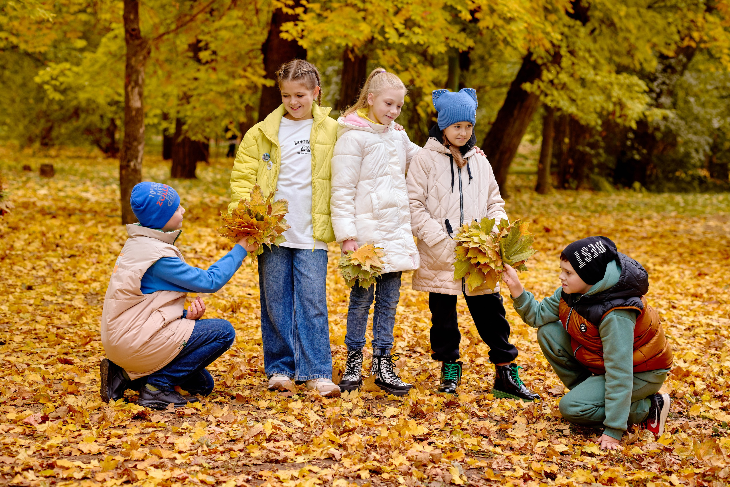 Сьемка для Выпускного Альбома В Парке. Фотограф Выпускные альбомы Таганрог Сергей Коробченко