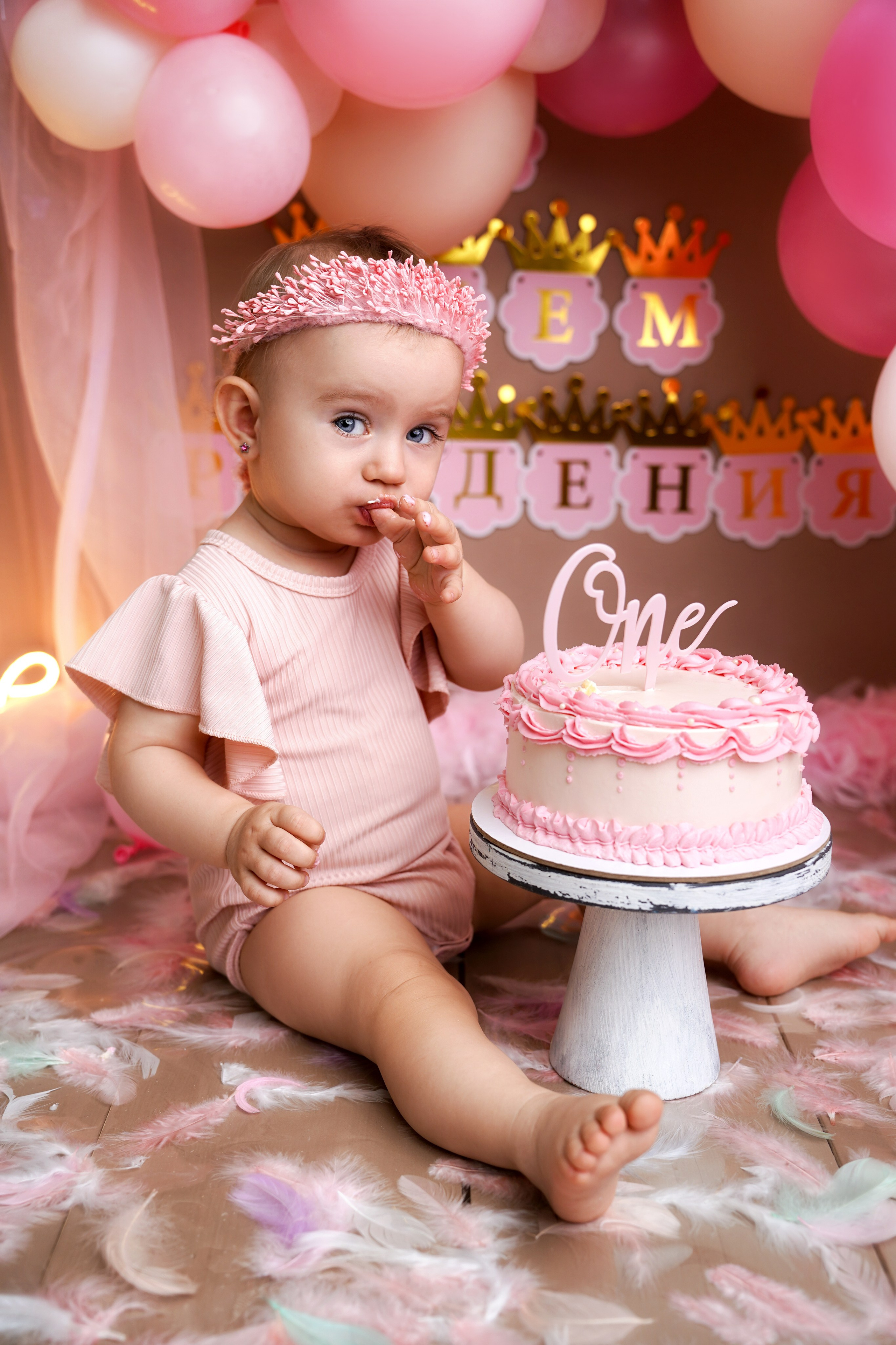 Фотосессия ГОДОВАСИЕ. Фотограф новорожденных, детей до года и беременных в Симферополе