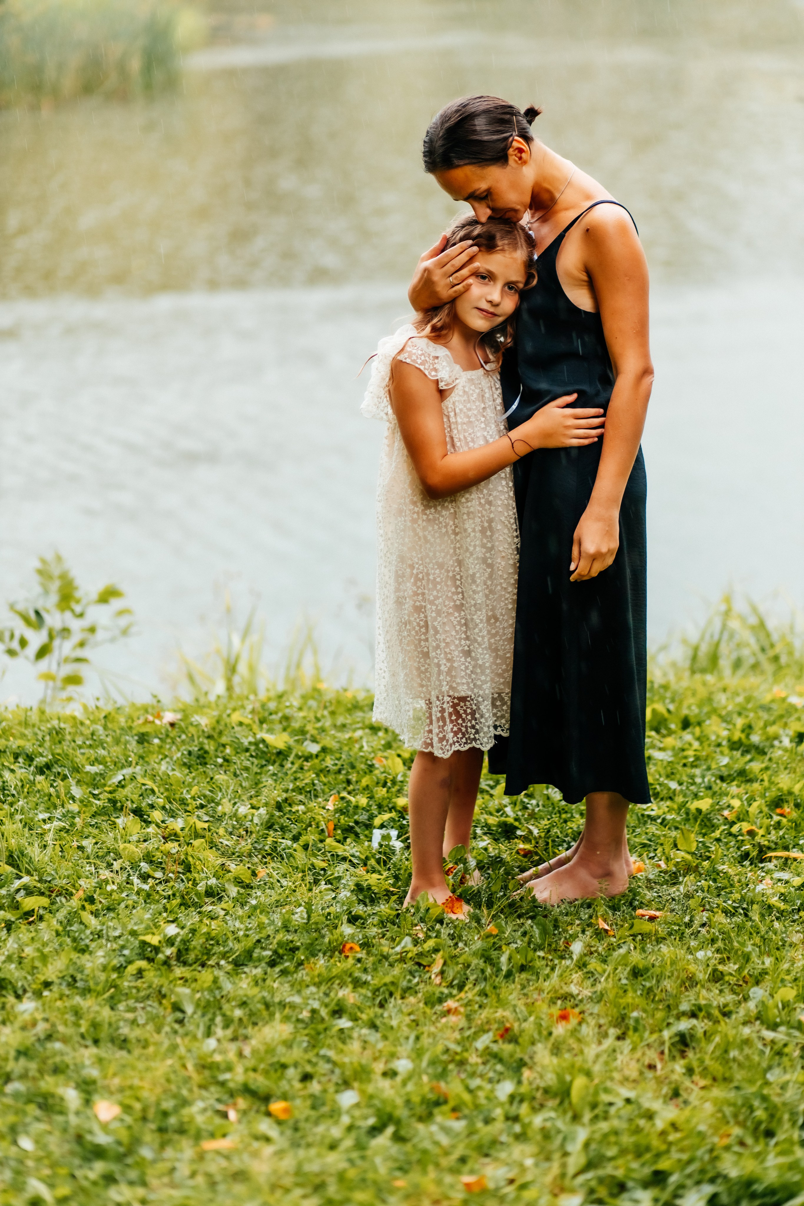 Фотосессия мама и дочка в парке