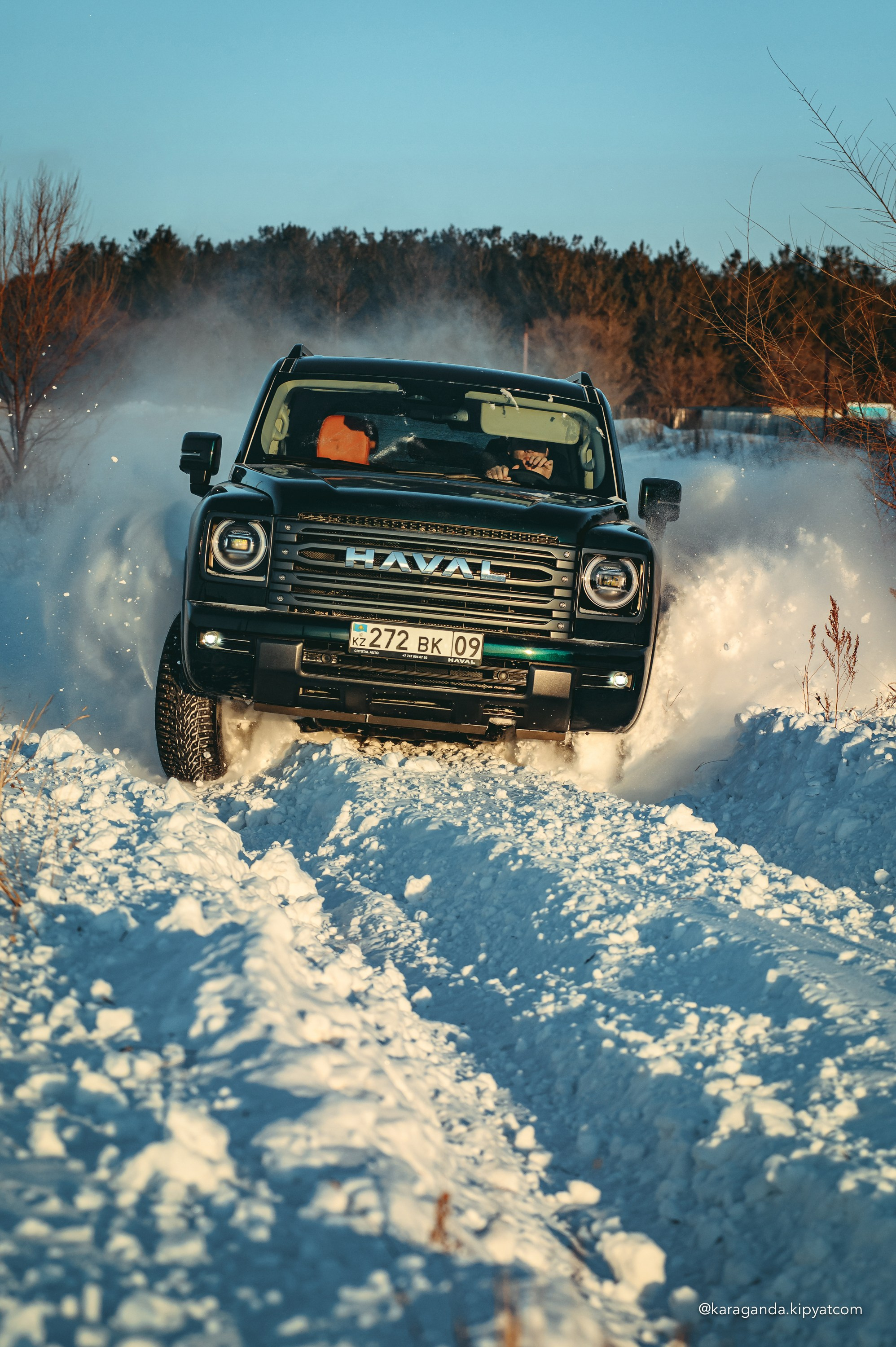 Зимний заезд на HAVAL H9. Кипятком Караганда