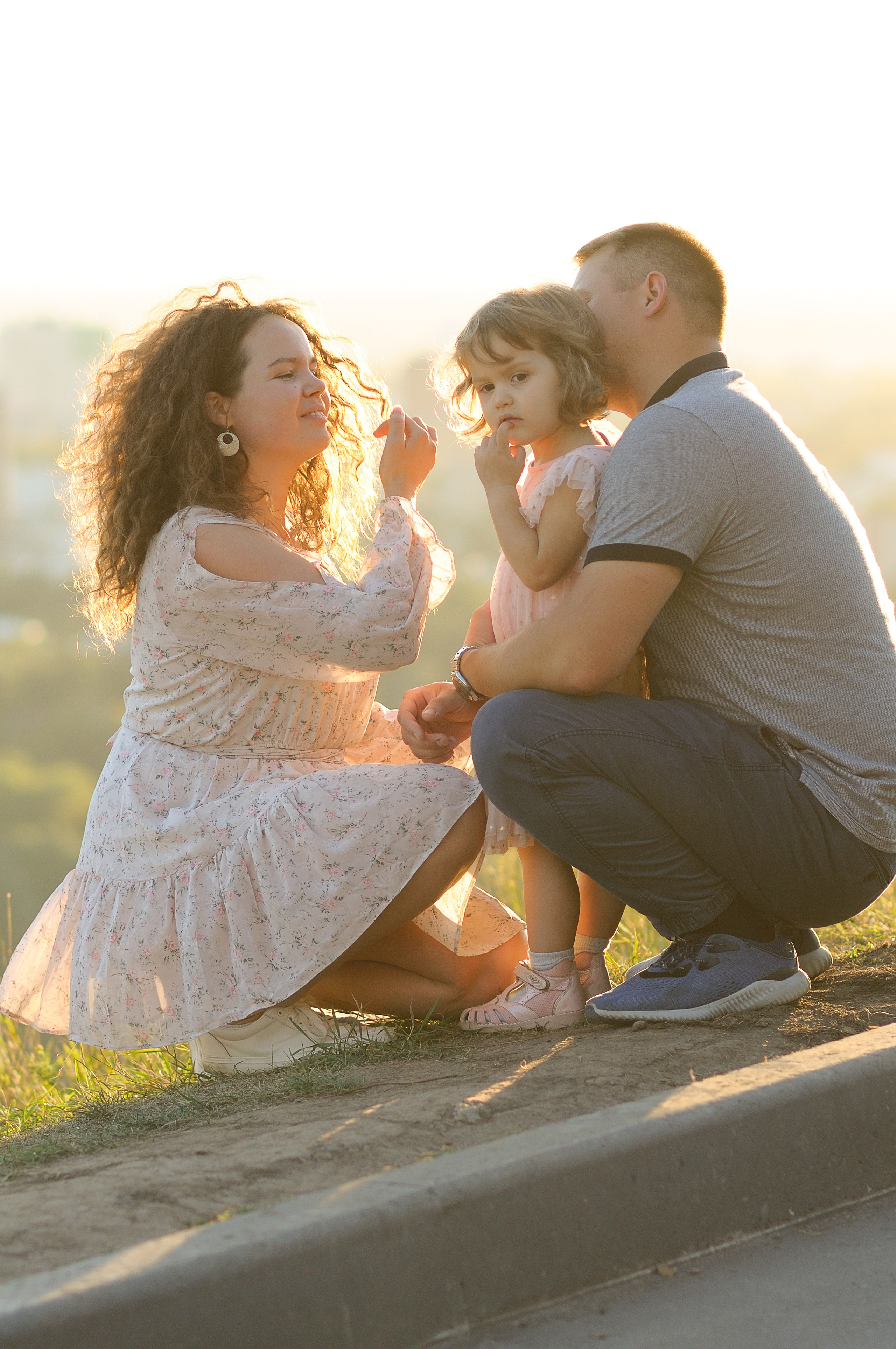 Семейная фотосессия на закате Парк Швейцария Нижний Новгород