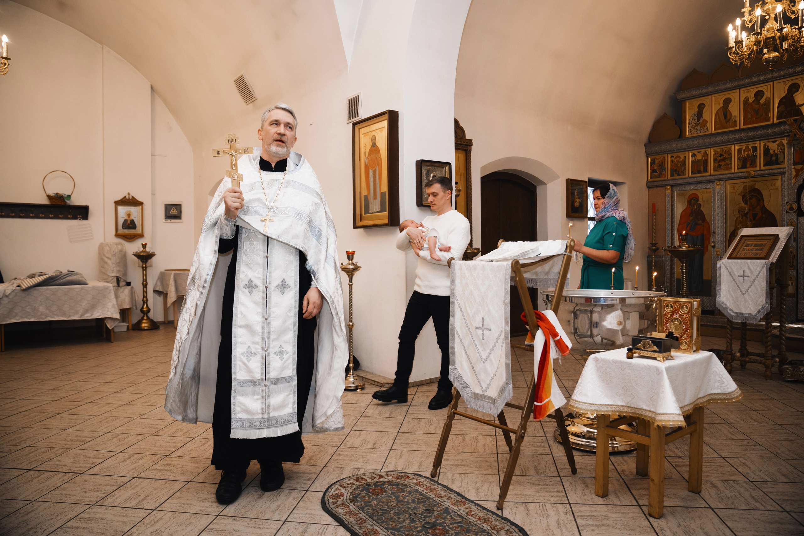 крестный ход во время крещения