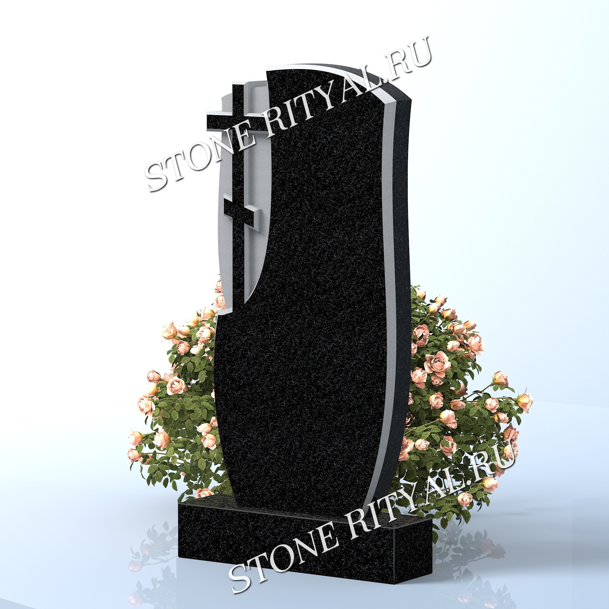 Вертикальные памятники фигурные. Изготовление и установка памятников в Москве и МО