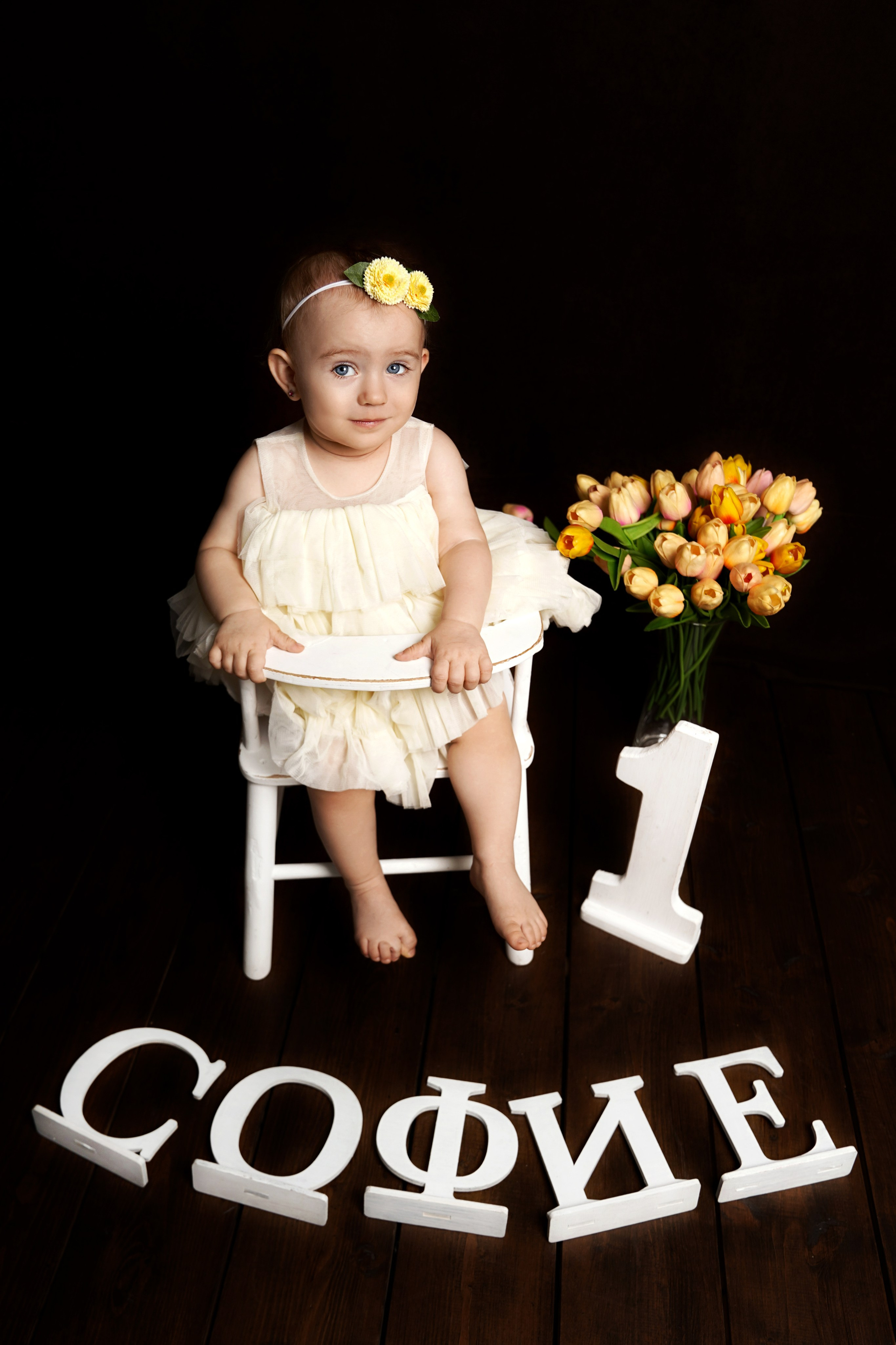 Фотосессия ГОДОВАСИЕ. Фотограф новорожденных, детей до года и беременных в Симферополе