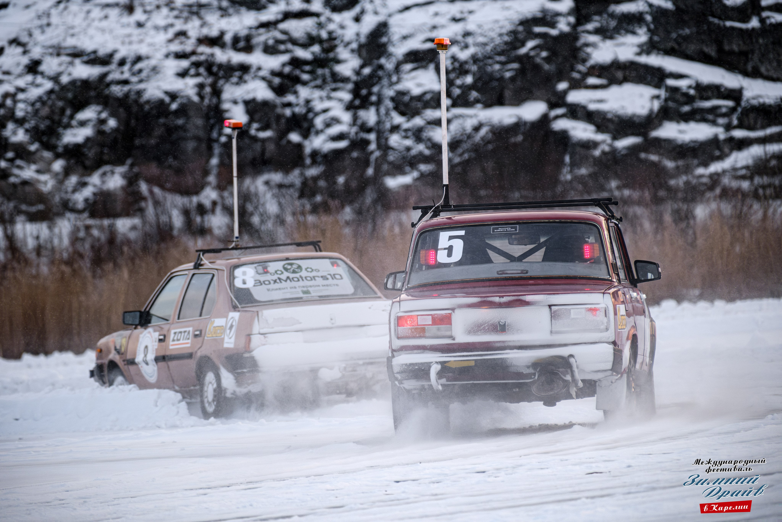 «Зимний Драйв в Карелии» Авто Марафон-гигант «25 часов на льду» Илона Накутис, Николай Грязин, джимхана, фотограф Антон Медведев, icoguar, Сортавала, Карелия