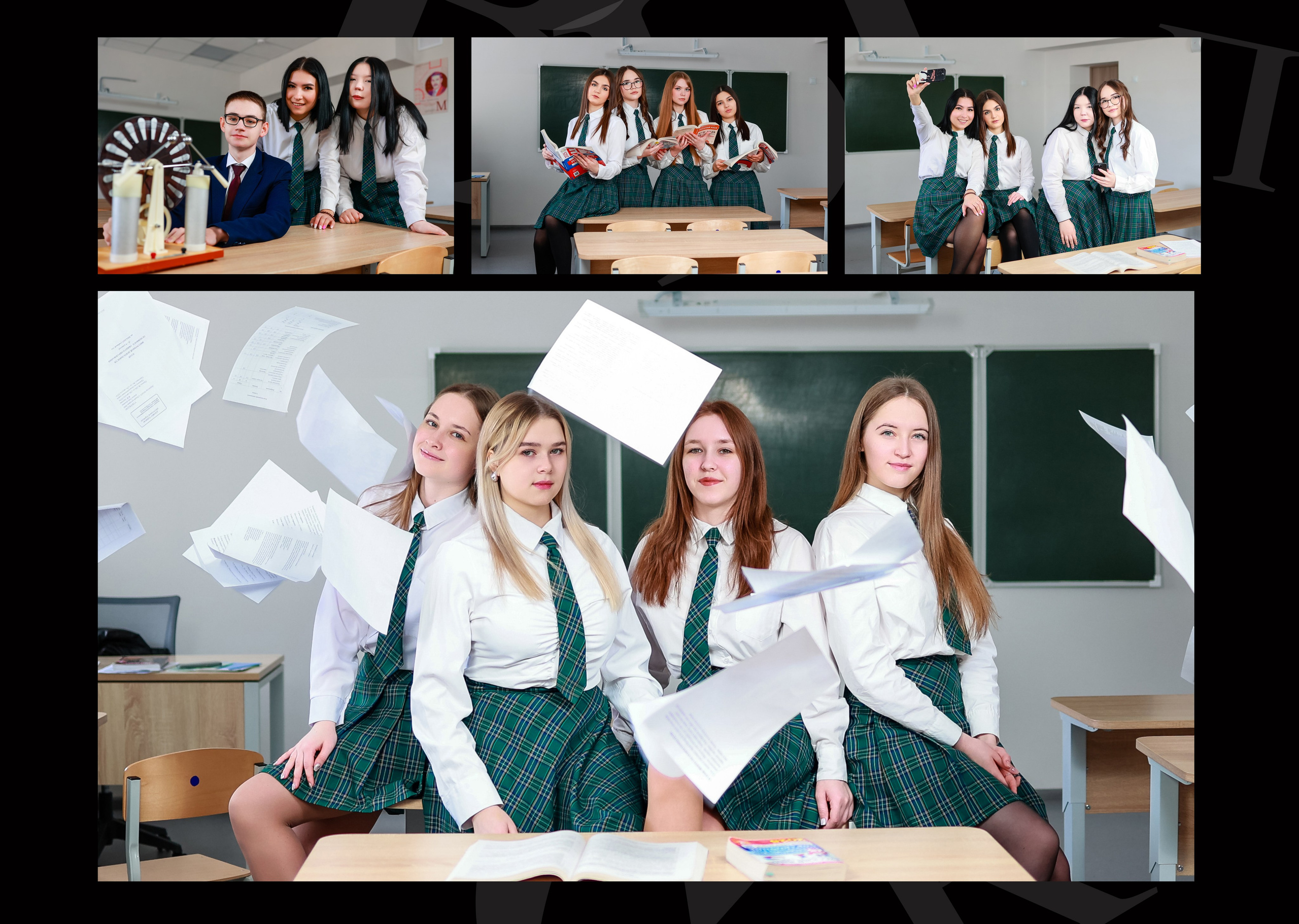 ПРЕМИУМ ЧЕРНЫЙ 5000. Выпускные альбомы для садика и школы в Набережных Челнах