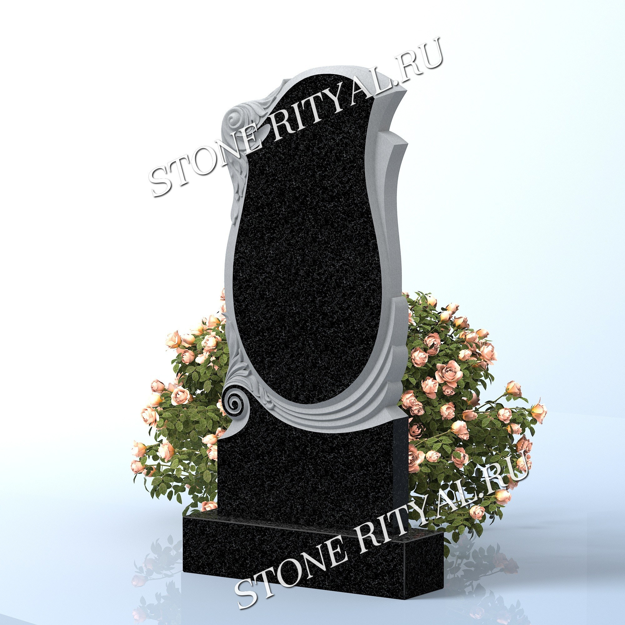 Вертикальные памятники прямые. Изготовление и установка памятников в Москве и МО