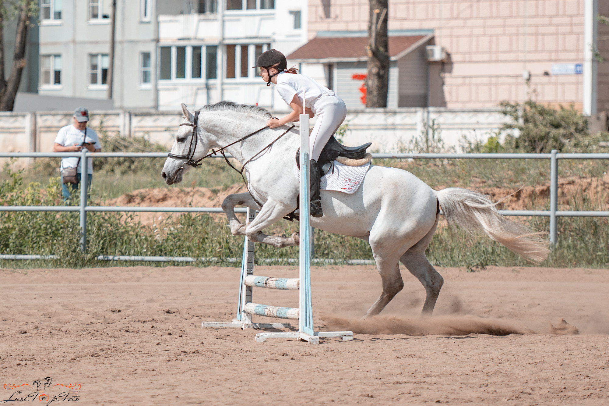 Областные соревнования по конкуру. Тверь. Конный и фотограф с животными в Твери Топталова Люся