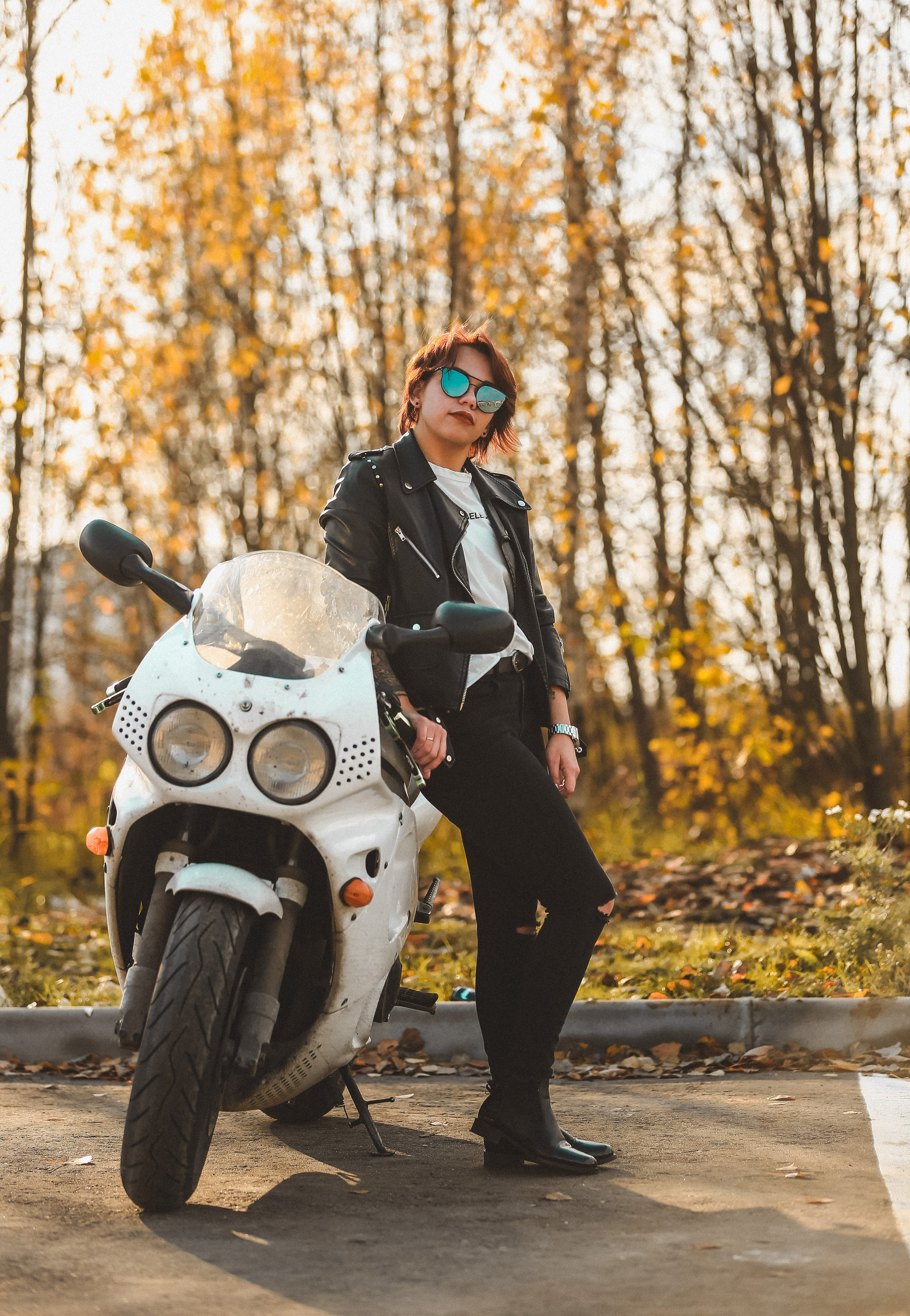 Фотосессия с мотоциклом. Фотограф Антон Чупринин