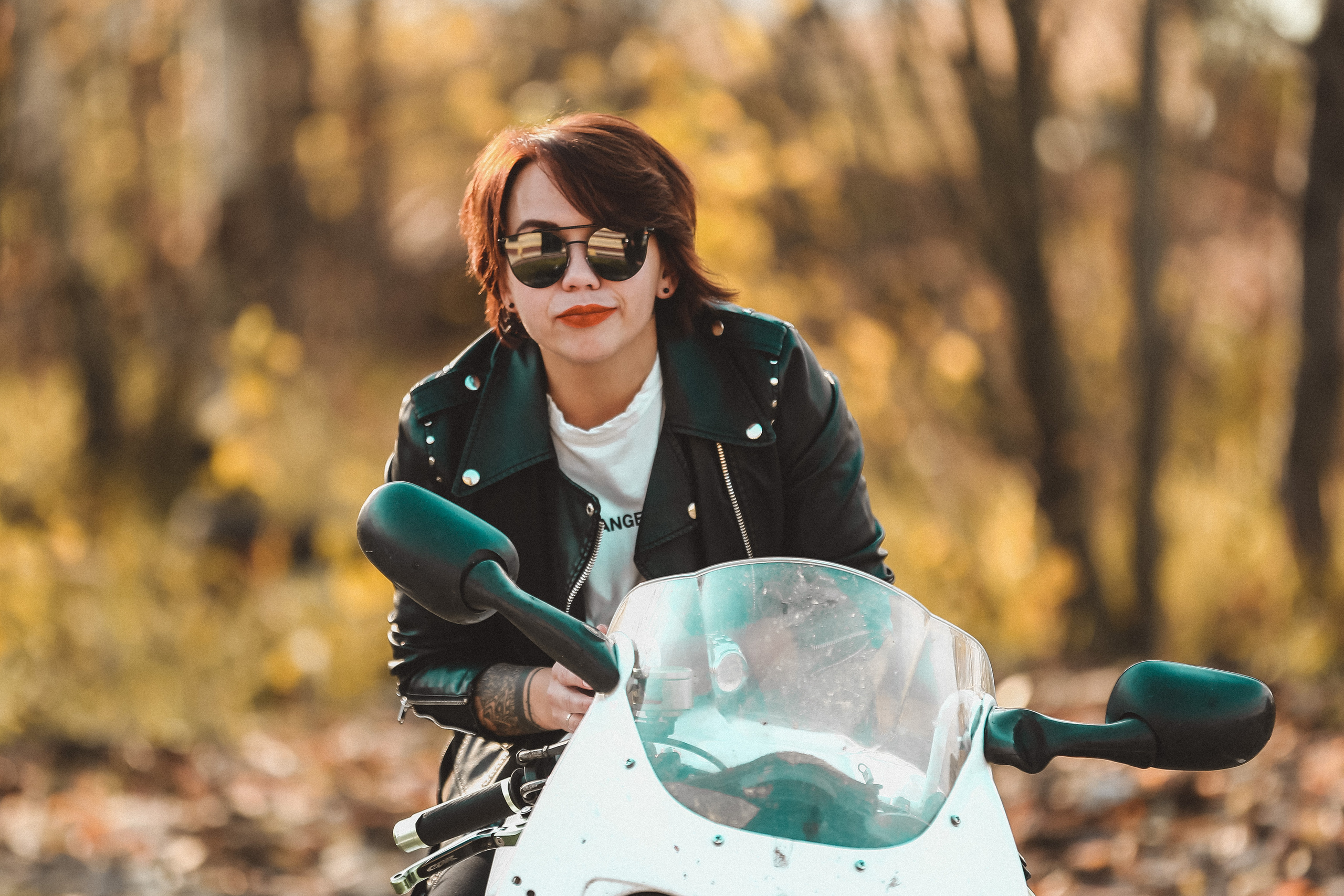 Фотосессия с мотоциклом. Фотограф Антон Чупринин