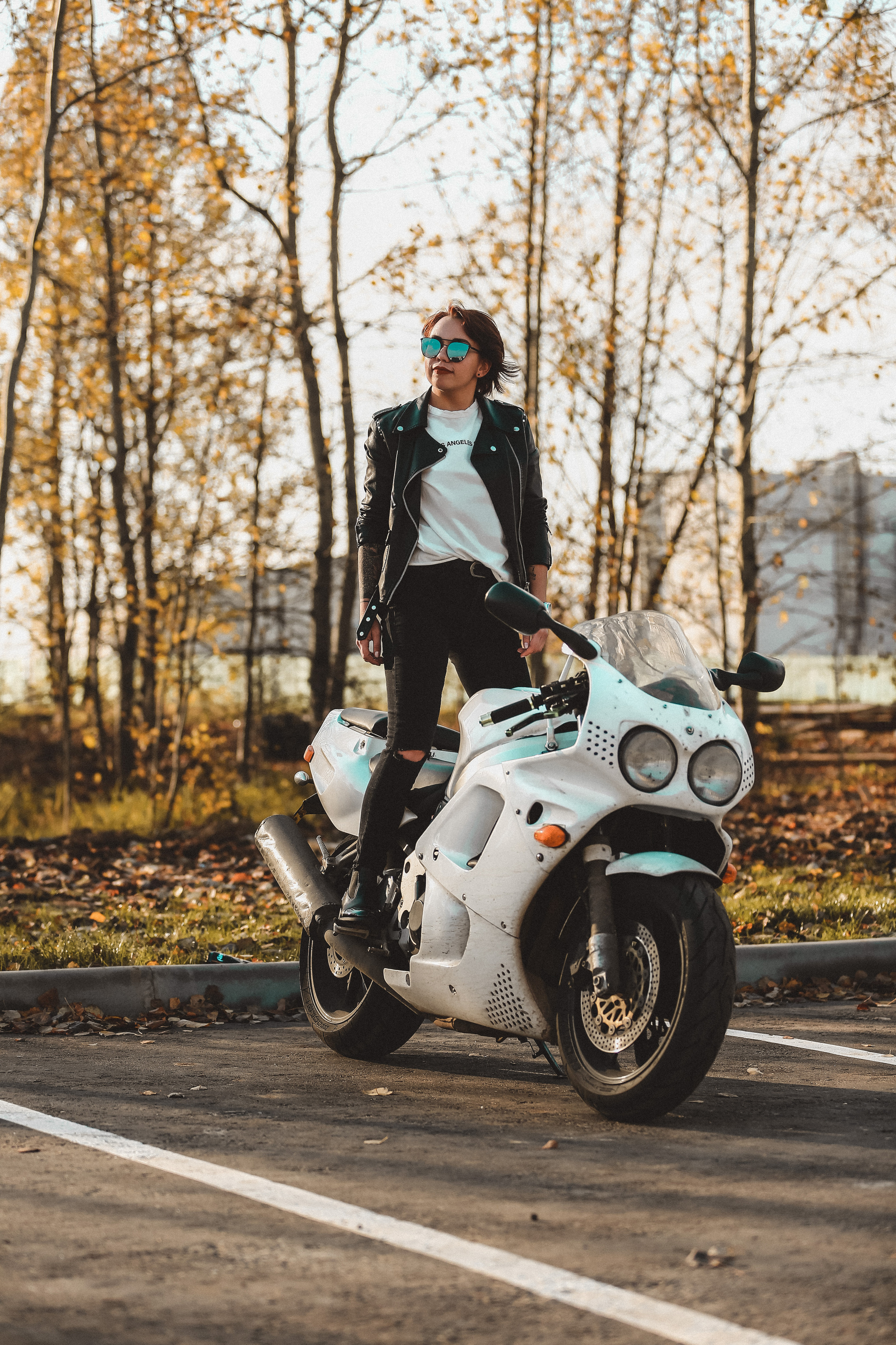 Фотосессия с мотоциклом. Фотограф Антон Чупринин