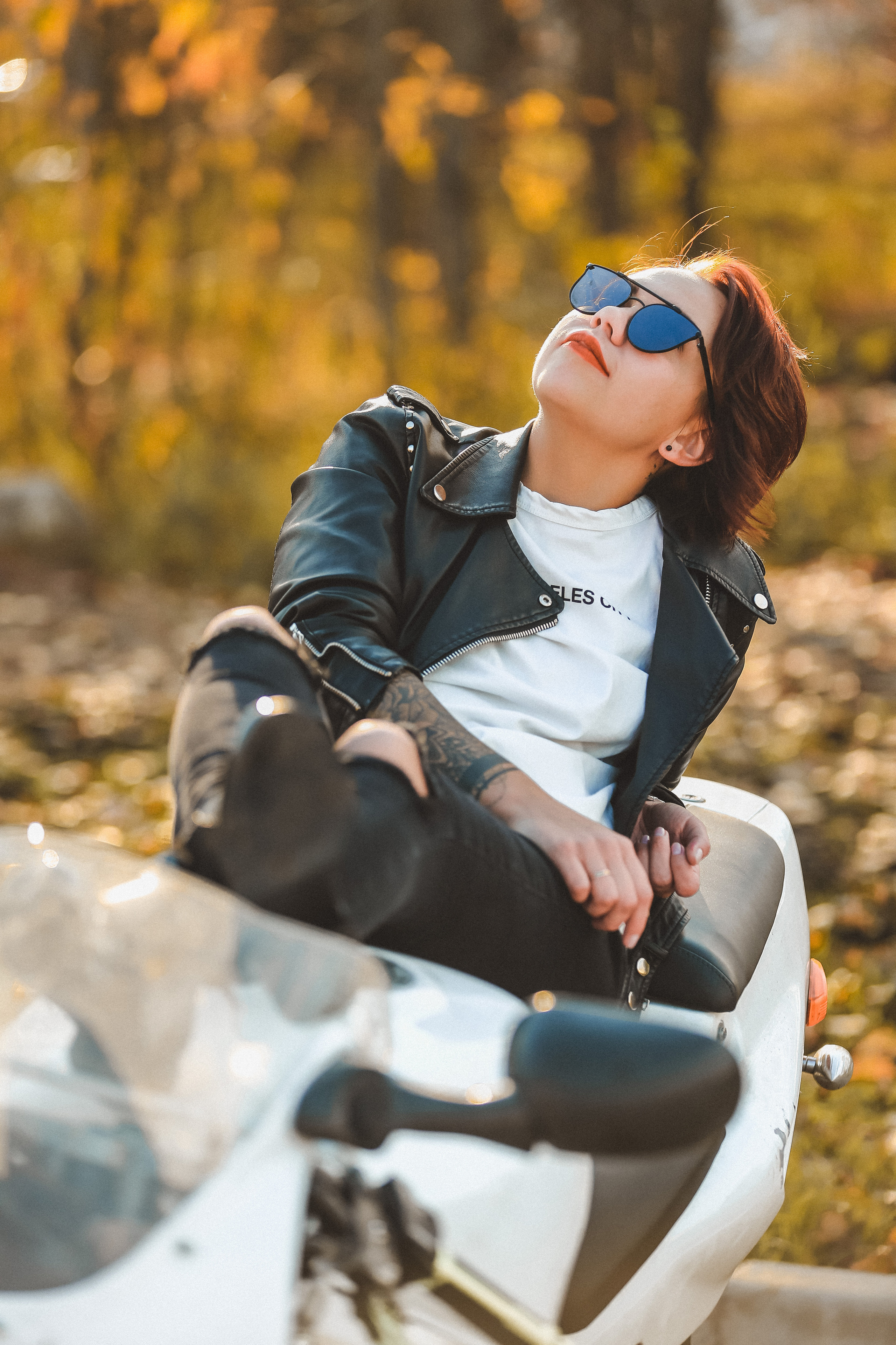 Фотосессия с мотоциклом. Фотограф Антон Чупринин