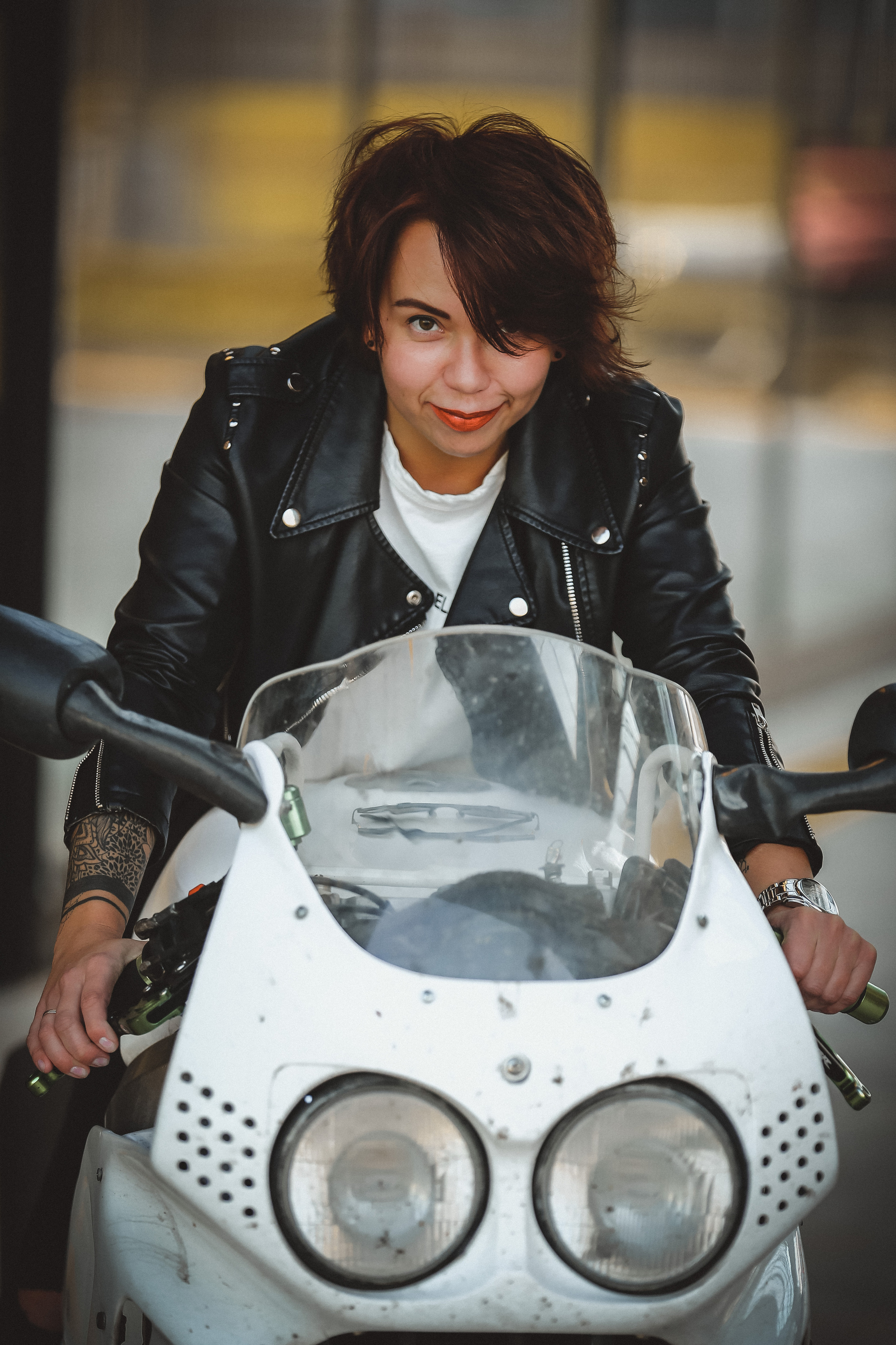 Фотосессия с мотоциклом. Фотограф Антон Чупринин