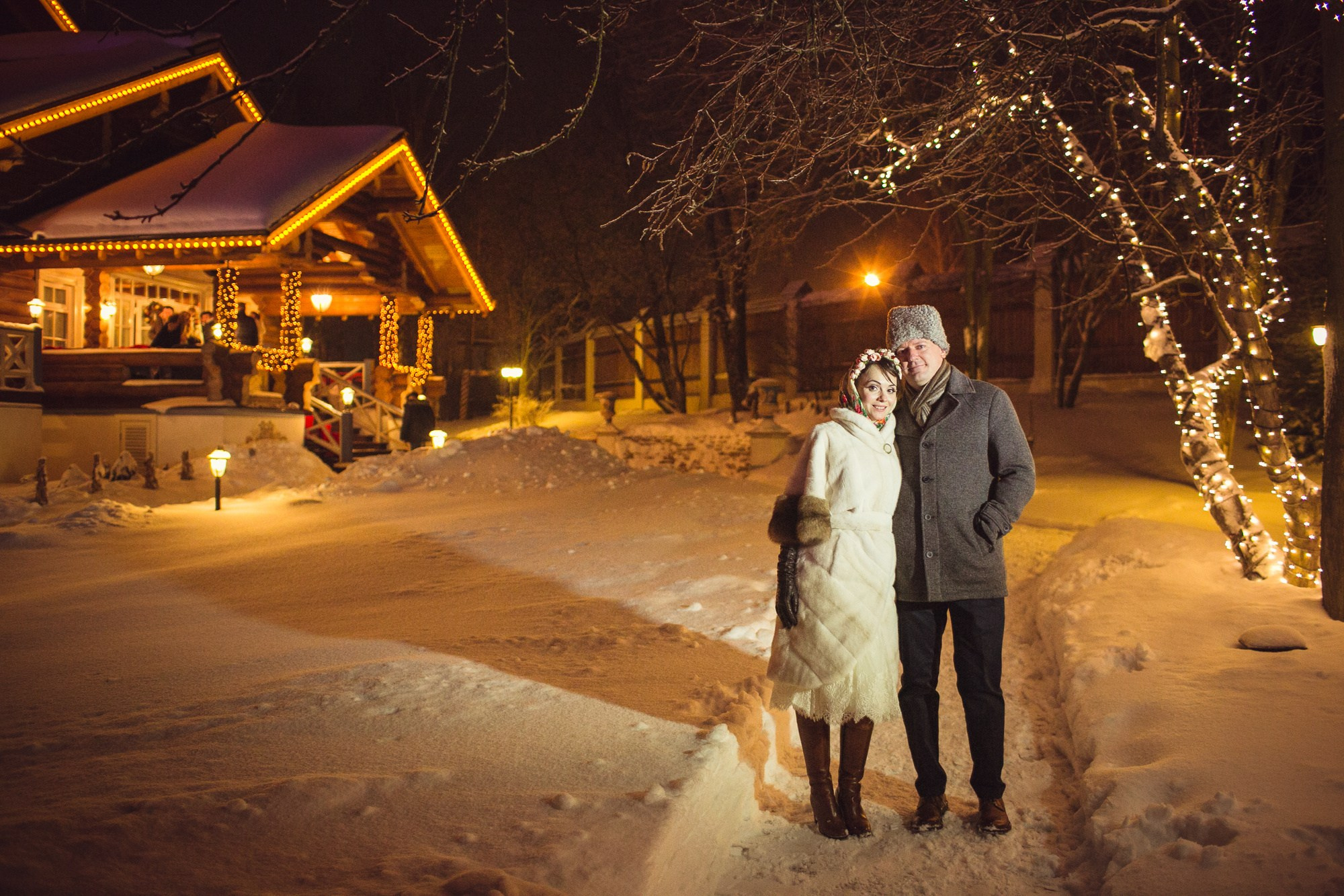 Зимняя свадьба в русских традициях. Семейный, портретный и свадебный фотограф в Санкт-Петербурге и Москве