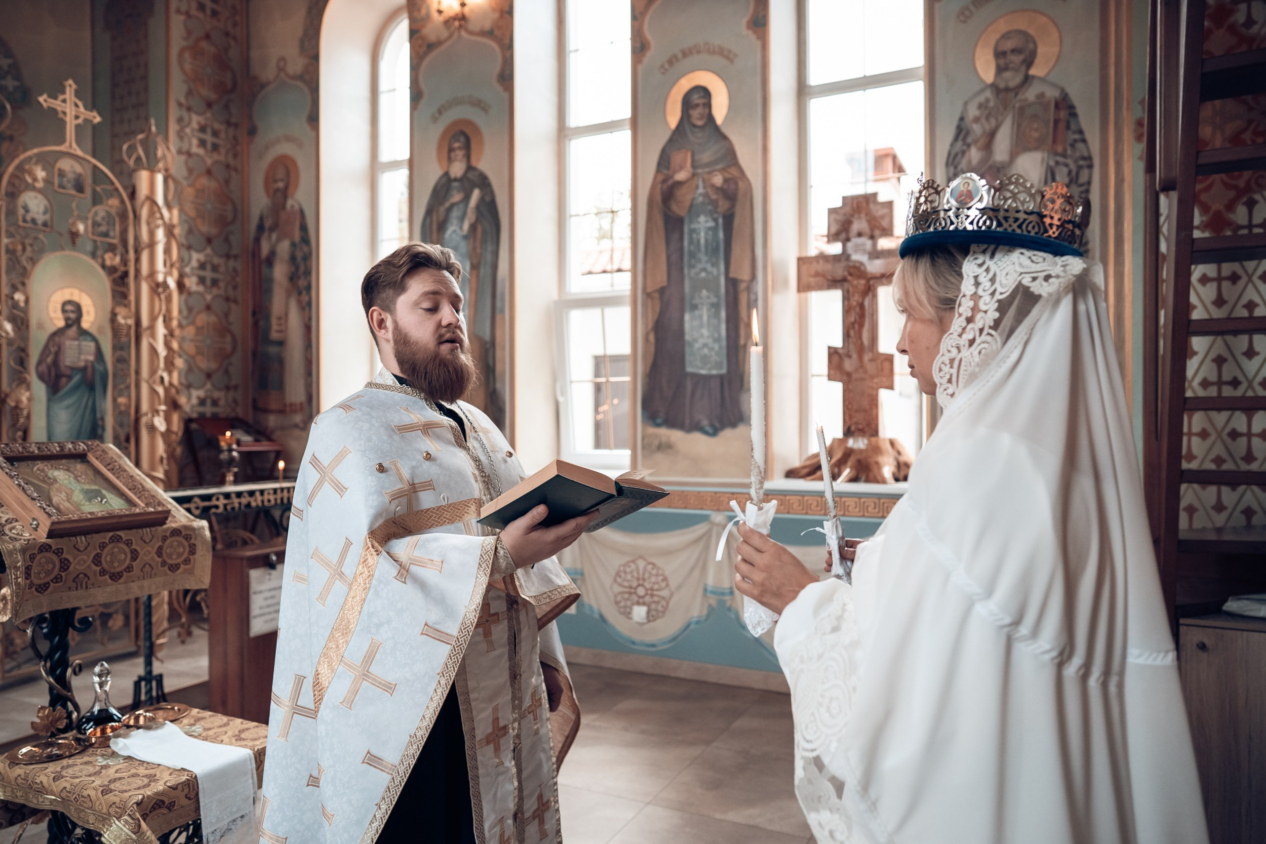 Венчание в храме ап.Андрея Первозванного Севастополь. Церковный фотограф Севастополь