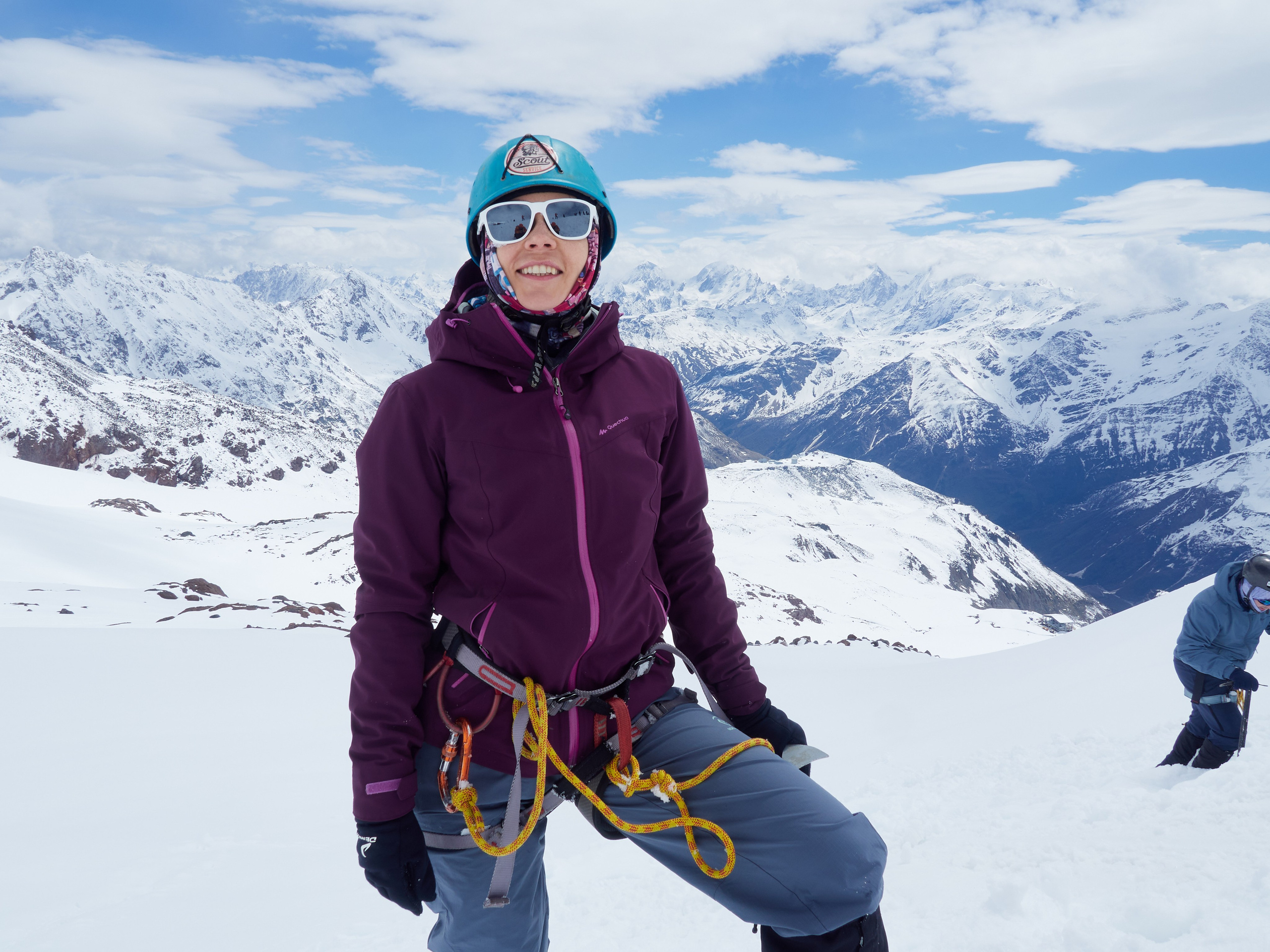 Снежно-ледовые занятия на высоте 3750. Горный, высотный Фотограф на Эльбрусе Георгий