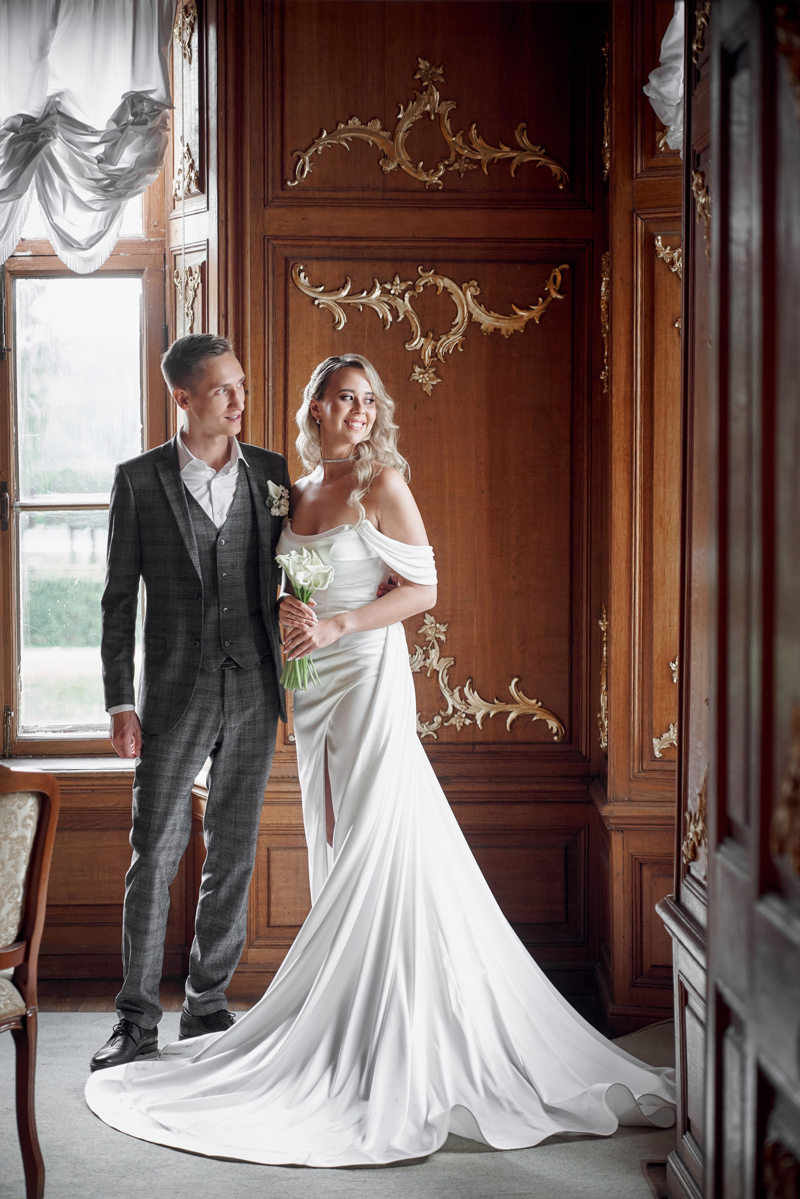 Свадебняа Фотосессия Николая и Анастасии в Кусково