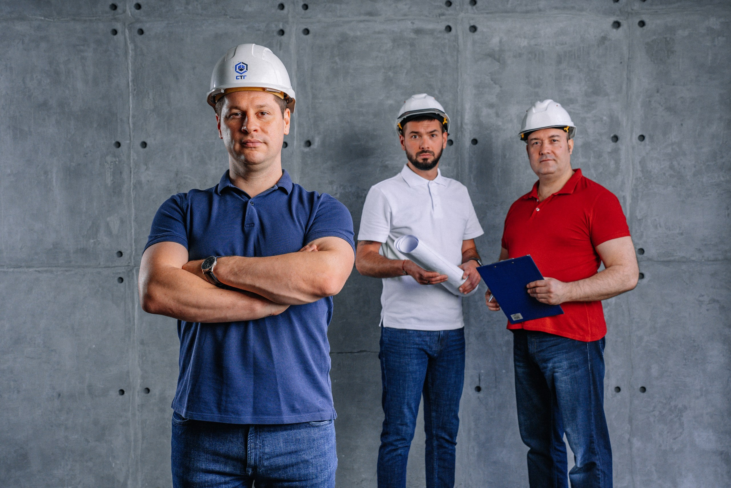 Бизнес фотосессия для строительной компании