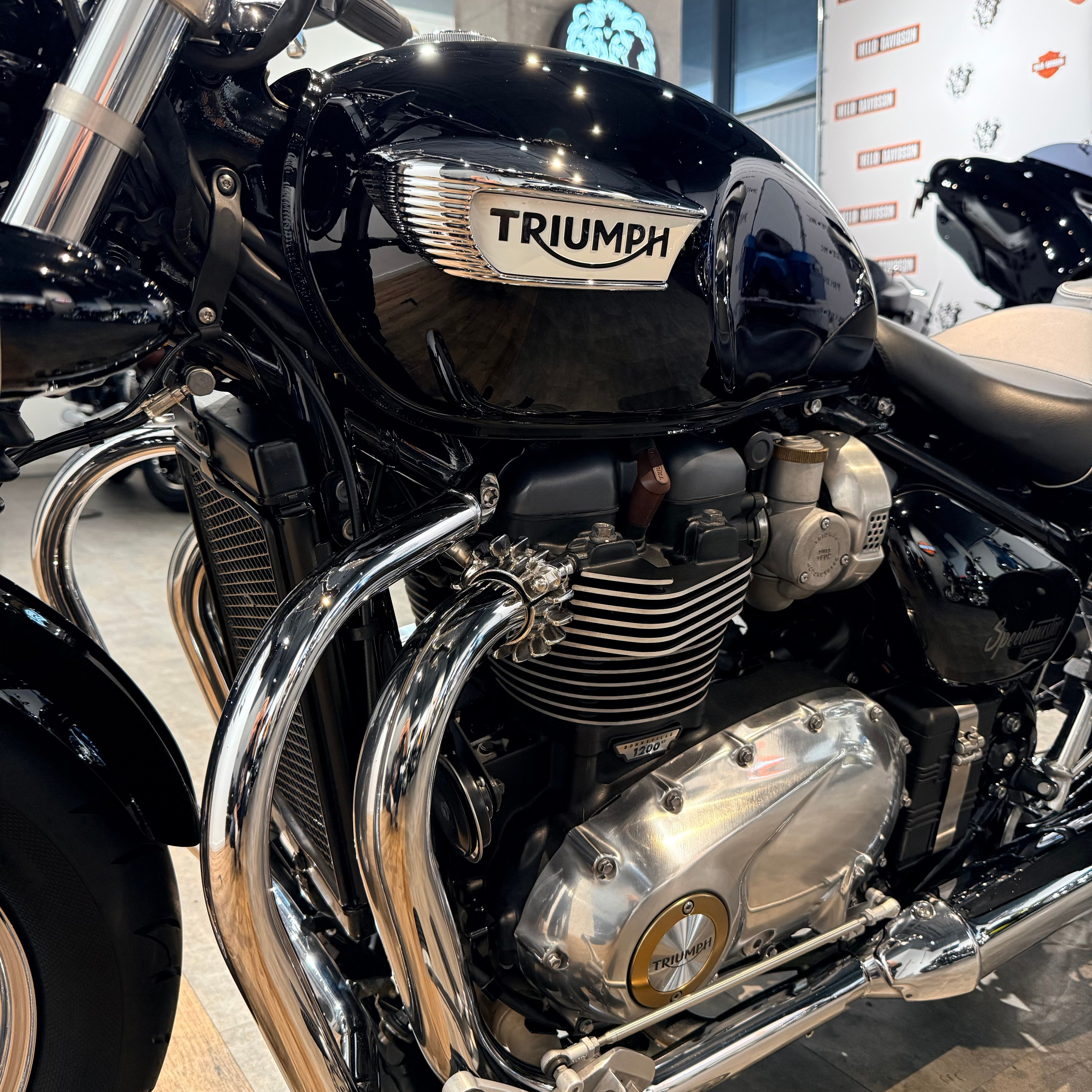2018 TRIUMPH Bonneville Speedmaster (VIN *SMTD*6014). Hello Davidson, Москва. Только хорошие мотоциклы…