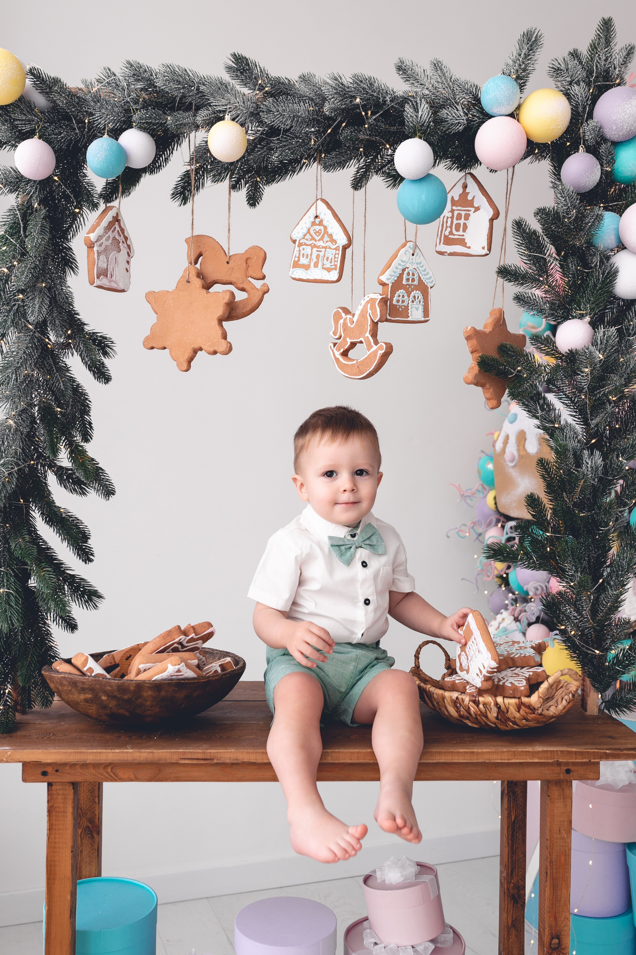 Новогодние съемки. Фотограф новорожденных в г. Барнаул Ренпенинг Катерина