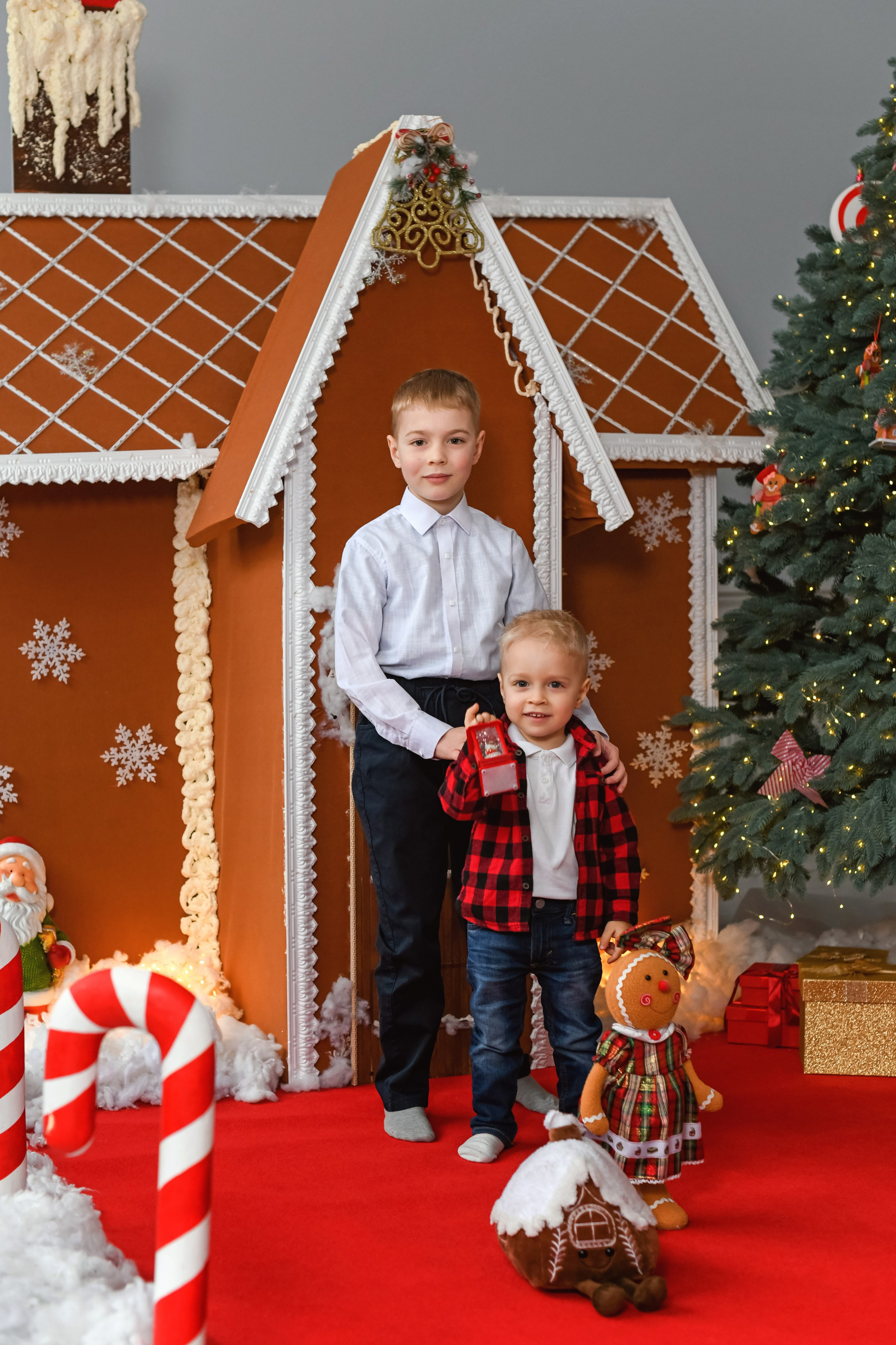 Новогодняя семейная фотосессия! Галина с Максимом и Матвеем!. Детский фотограф в Донецке Марина Пилипенко