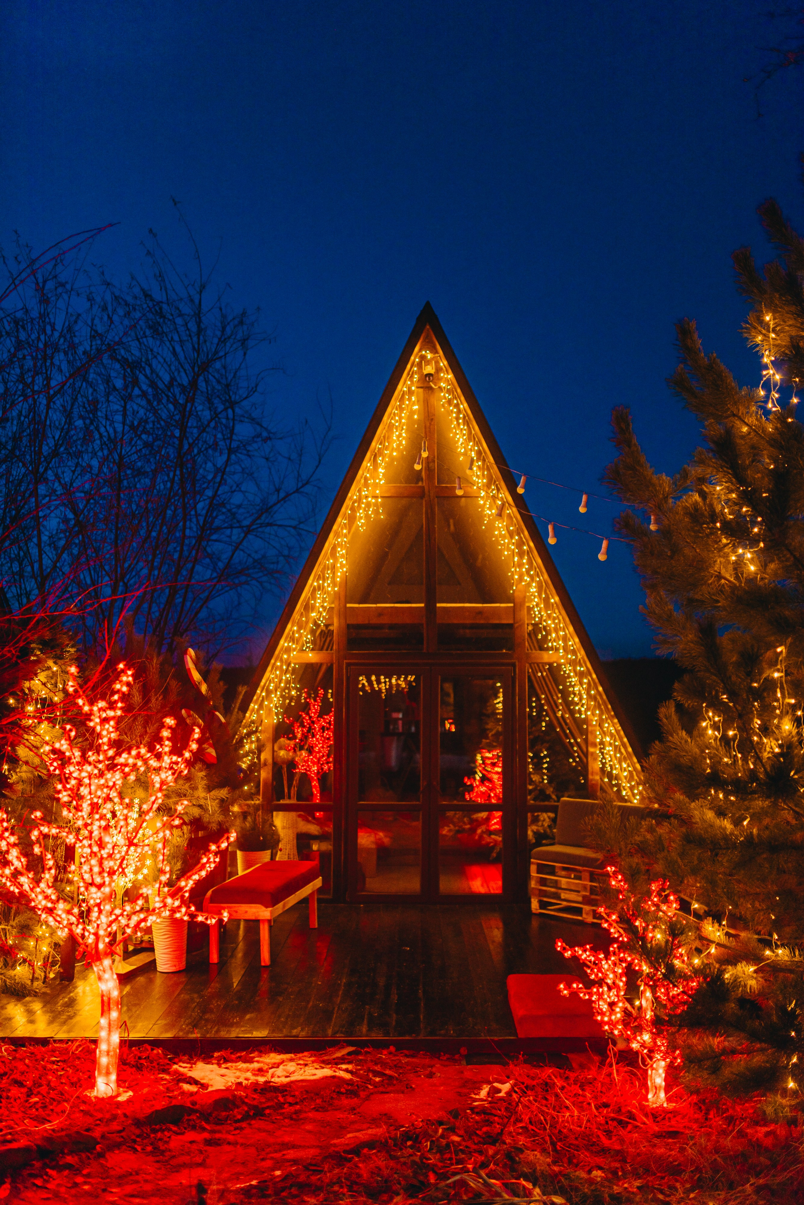 Фотостудия афрейм a-frame треугольная хижина в лесу. Ольга Ли свадебный семейный фотограф Иркутск