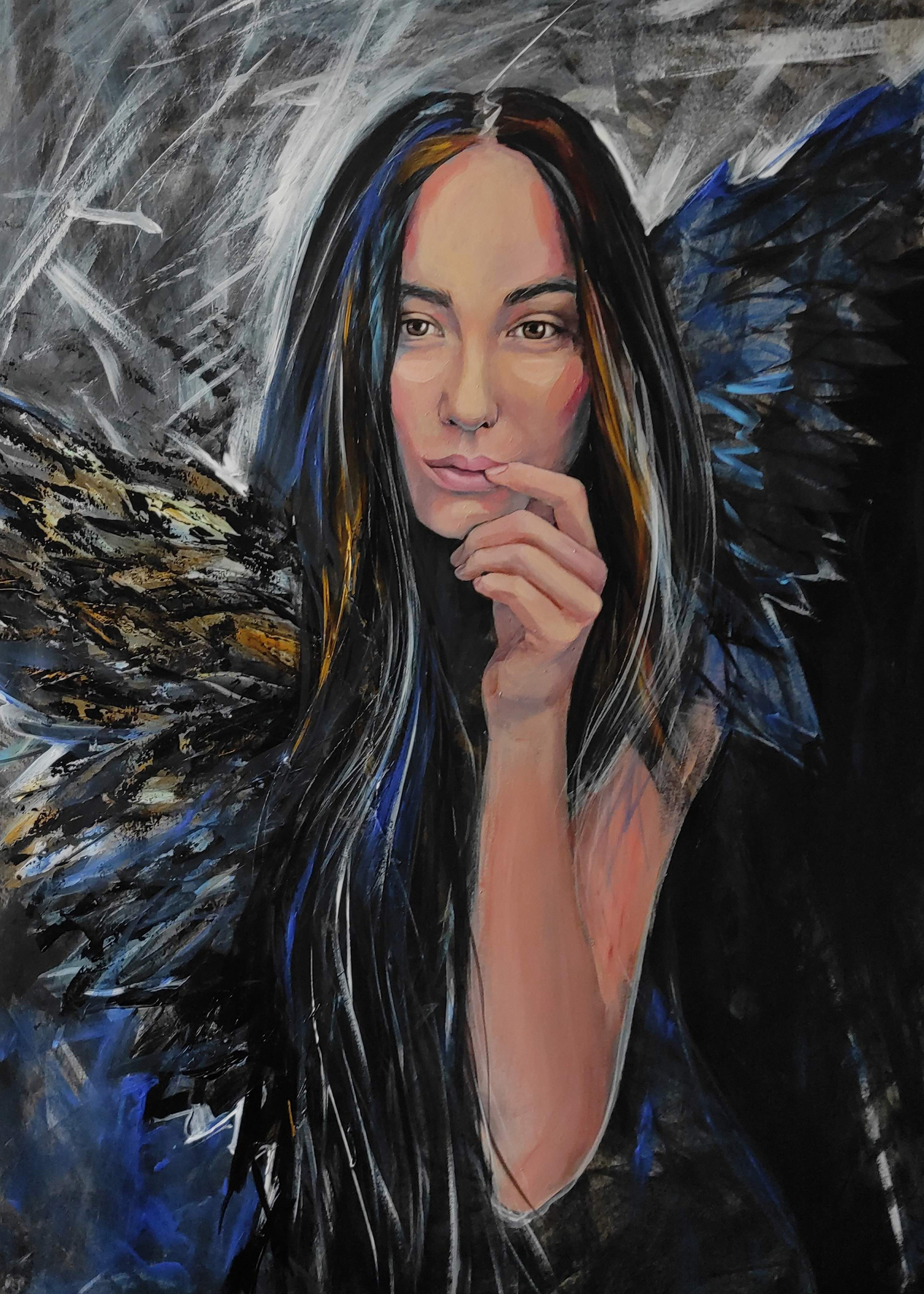 Бумага, акрил 60x80