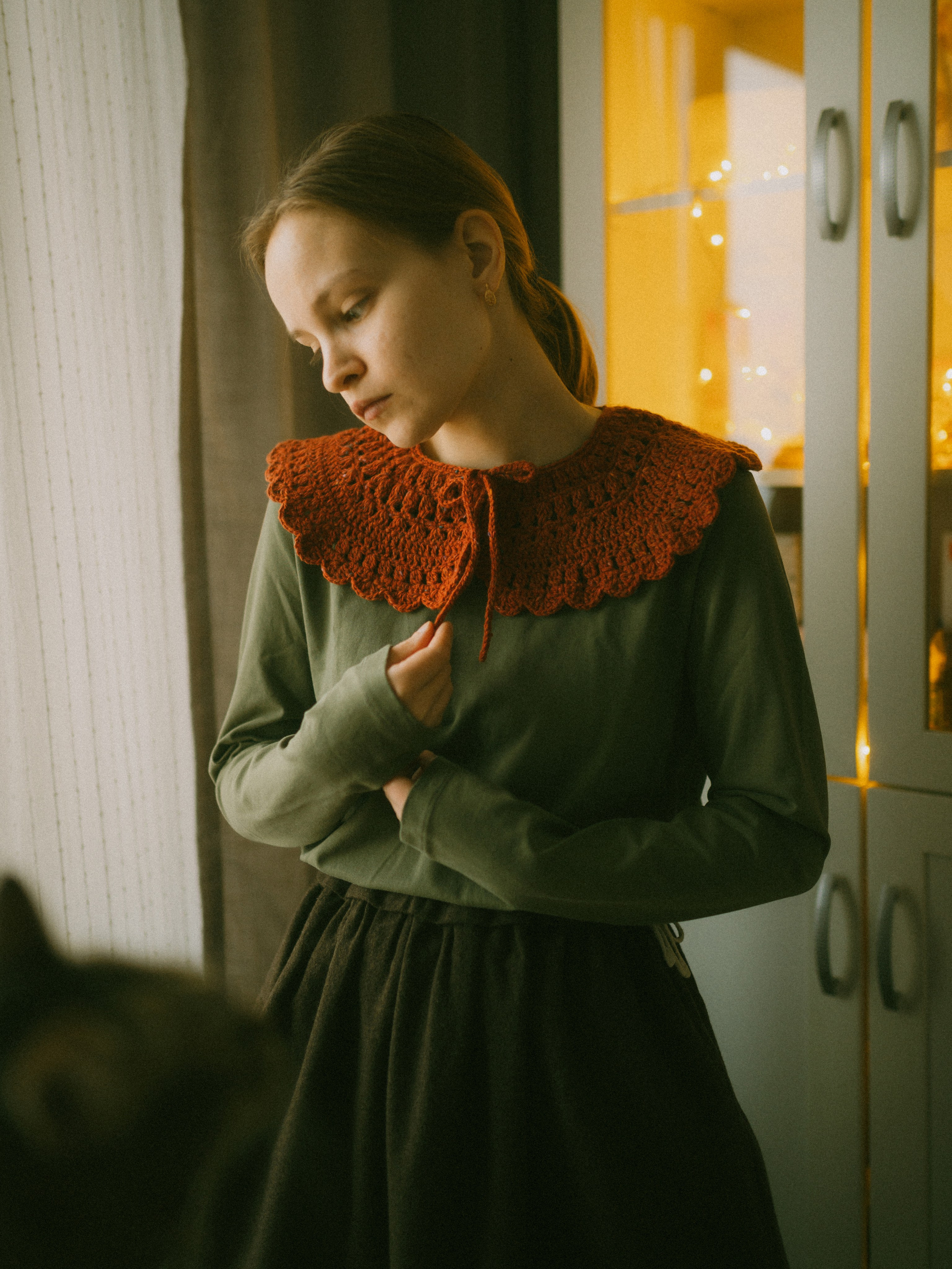 Воротнички. Портретный фотограф в Москве Ефанова Ульяна. Женский портрет