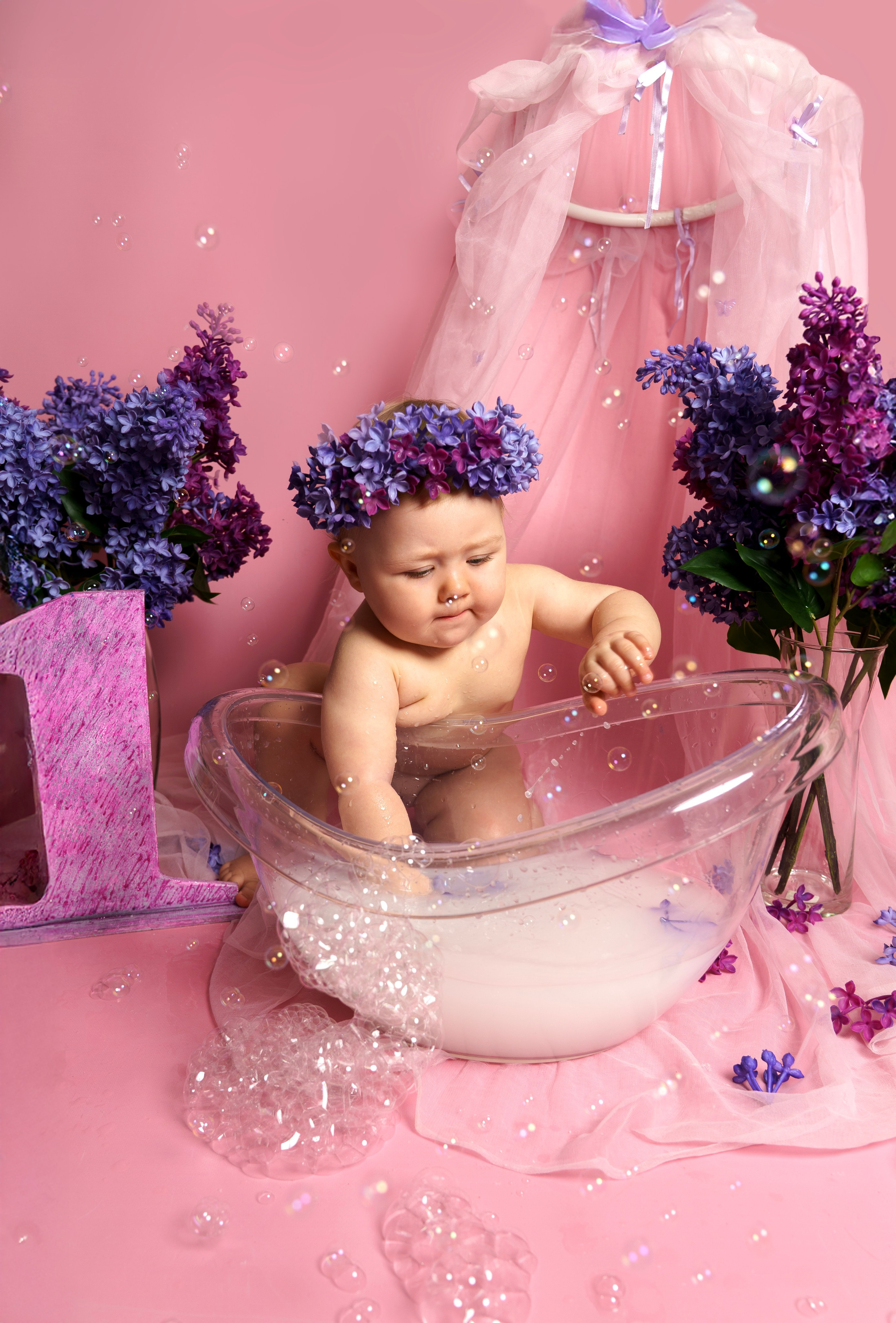 Фотосессия ГОДОВАСИЕ. Фотограф новорожденных, детей до года и беременных в Симферополе