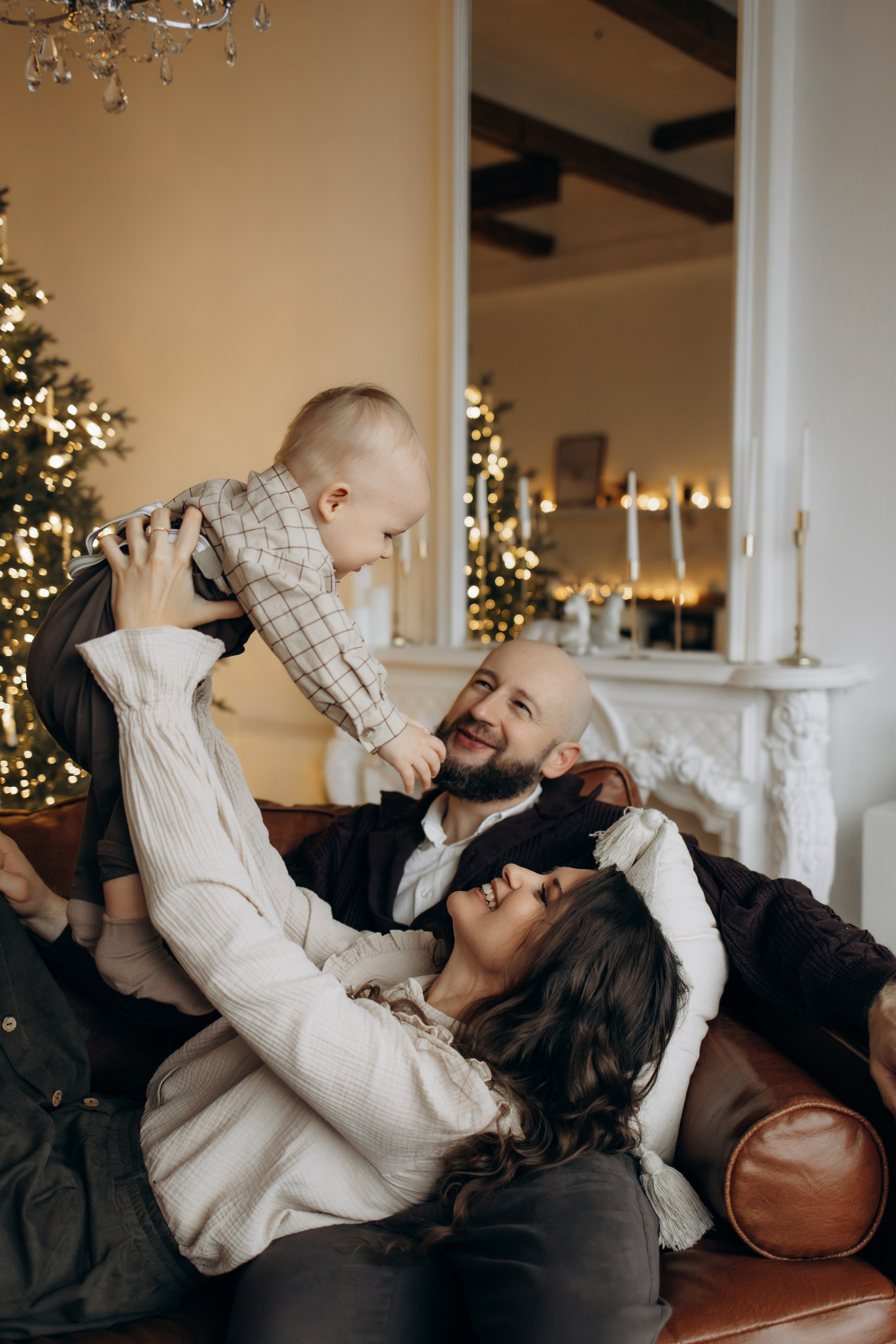 Новогодняя семейная история. Семейный фотограф Москва Юлиана Фетисова