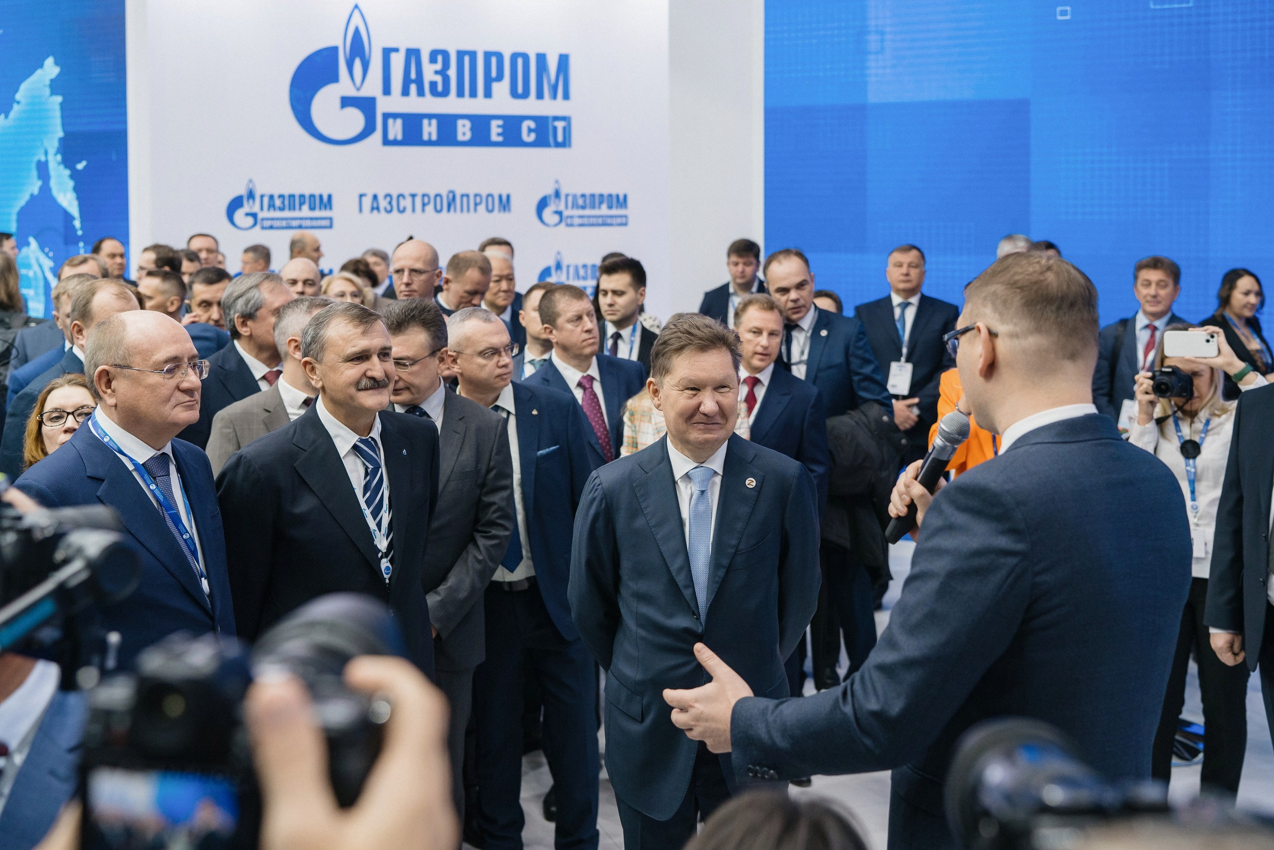 Alexey Miller (Gazprom) at the St. Petersburg International Gas Forum. Svyatoslav Bunkov | photographer