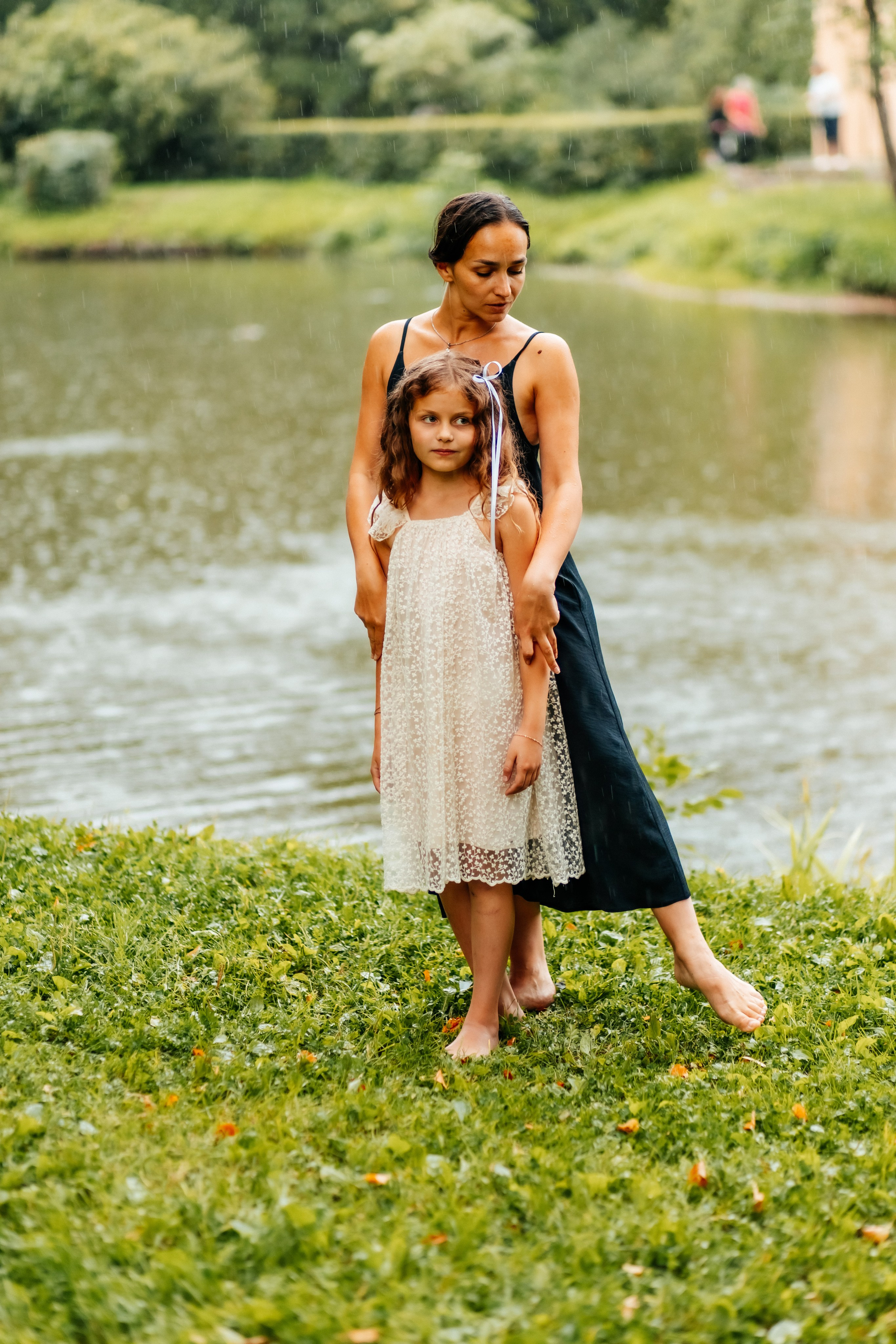 Фотосессия мама и дочка в парке