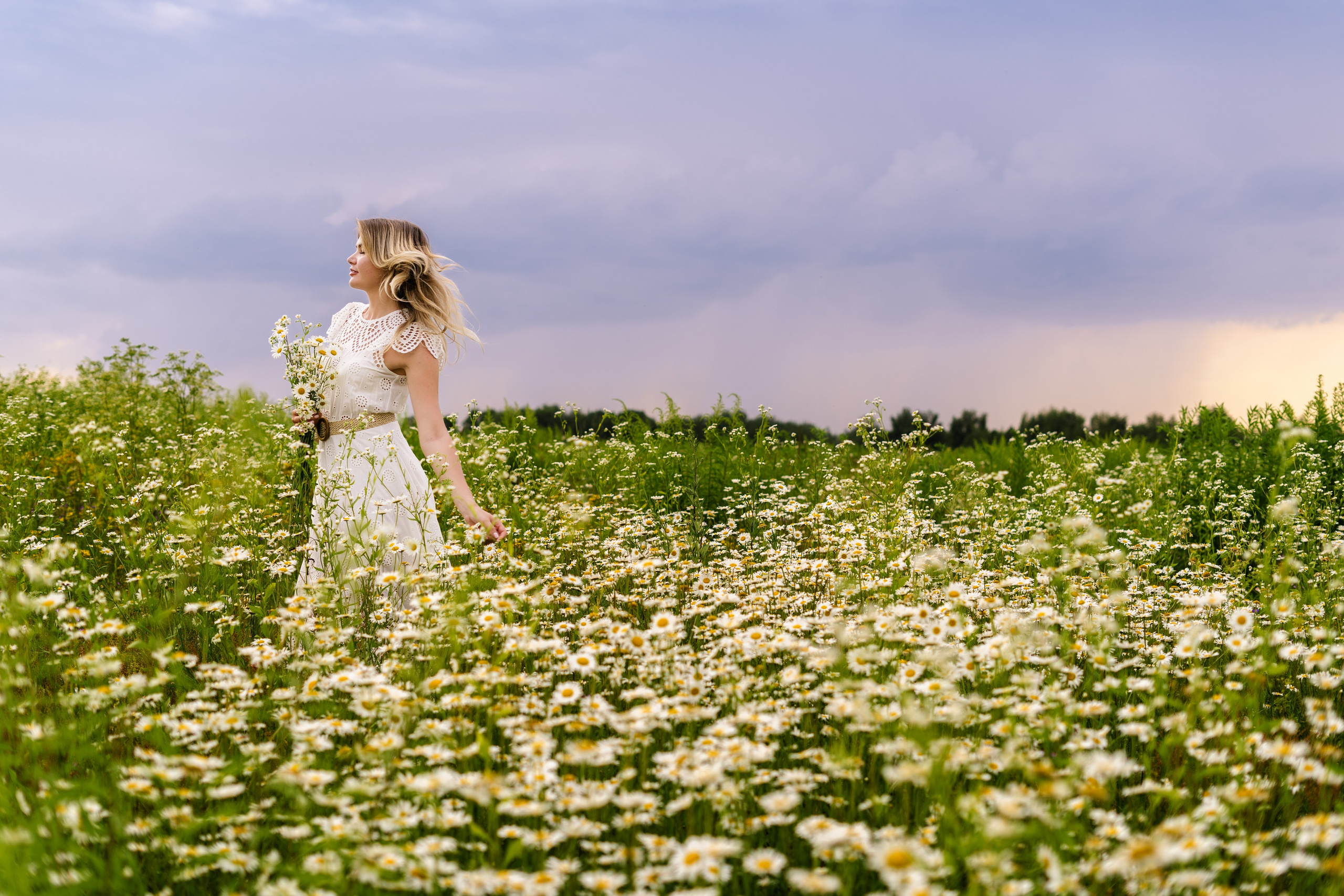 Елена, Богослово, ромашковое поле. Наталья Дукалова фотограф Щелково Королев Пушкино Москва Балашиха