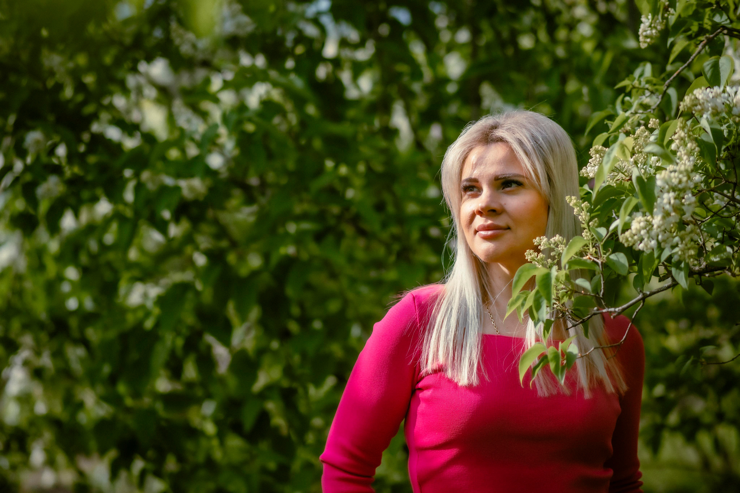 Фотосессия в сирени Елены с дочерью Сашей. Фотограф и видеограф в Ставрополе Инна Попова