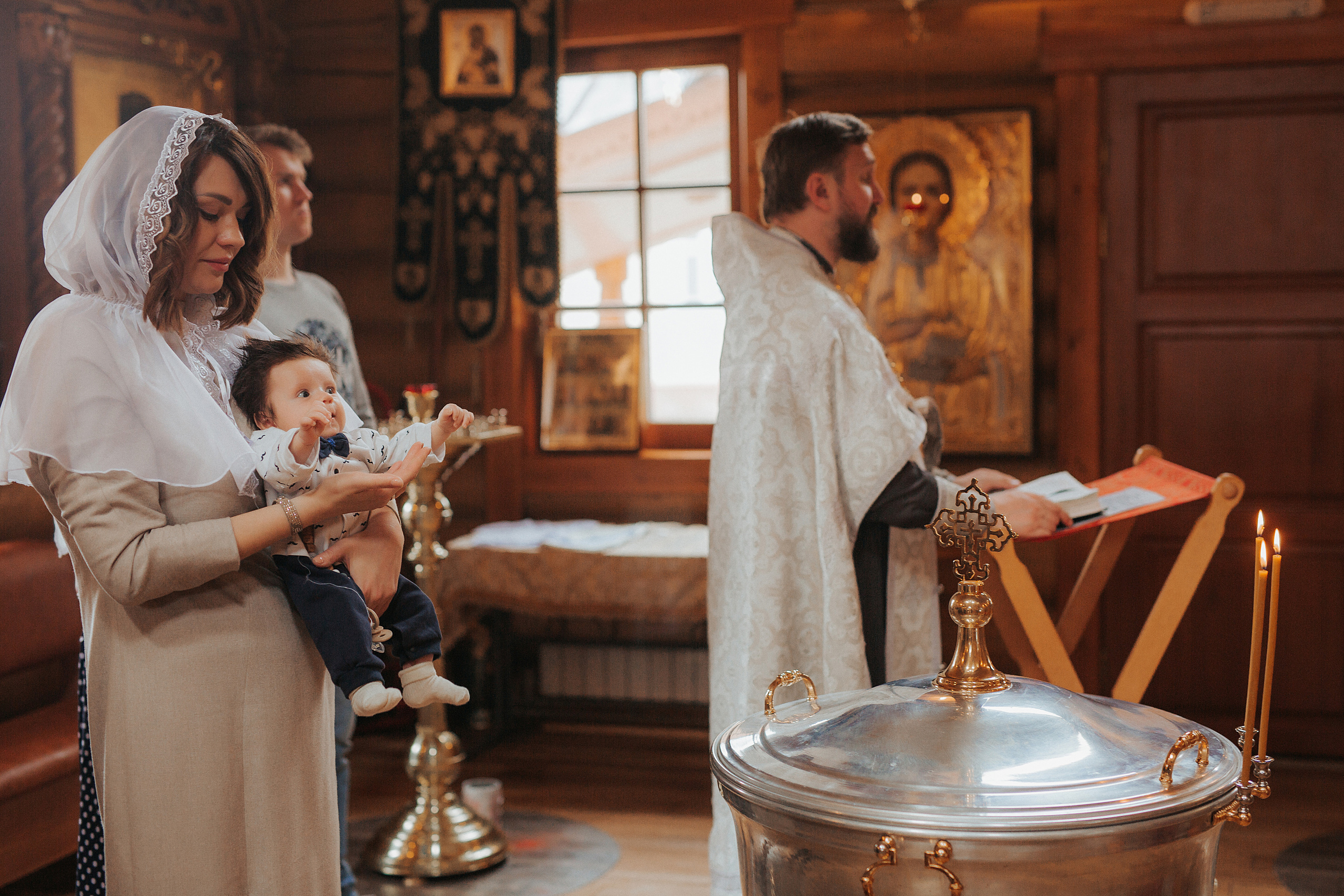 Крещение Ивана Александровича. Свадебный, семейный фотограф в Дзержинске, Нижнем Новгороде Наталья Хр