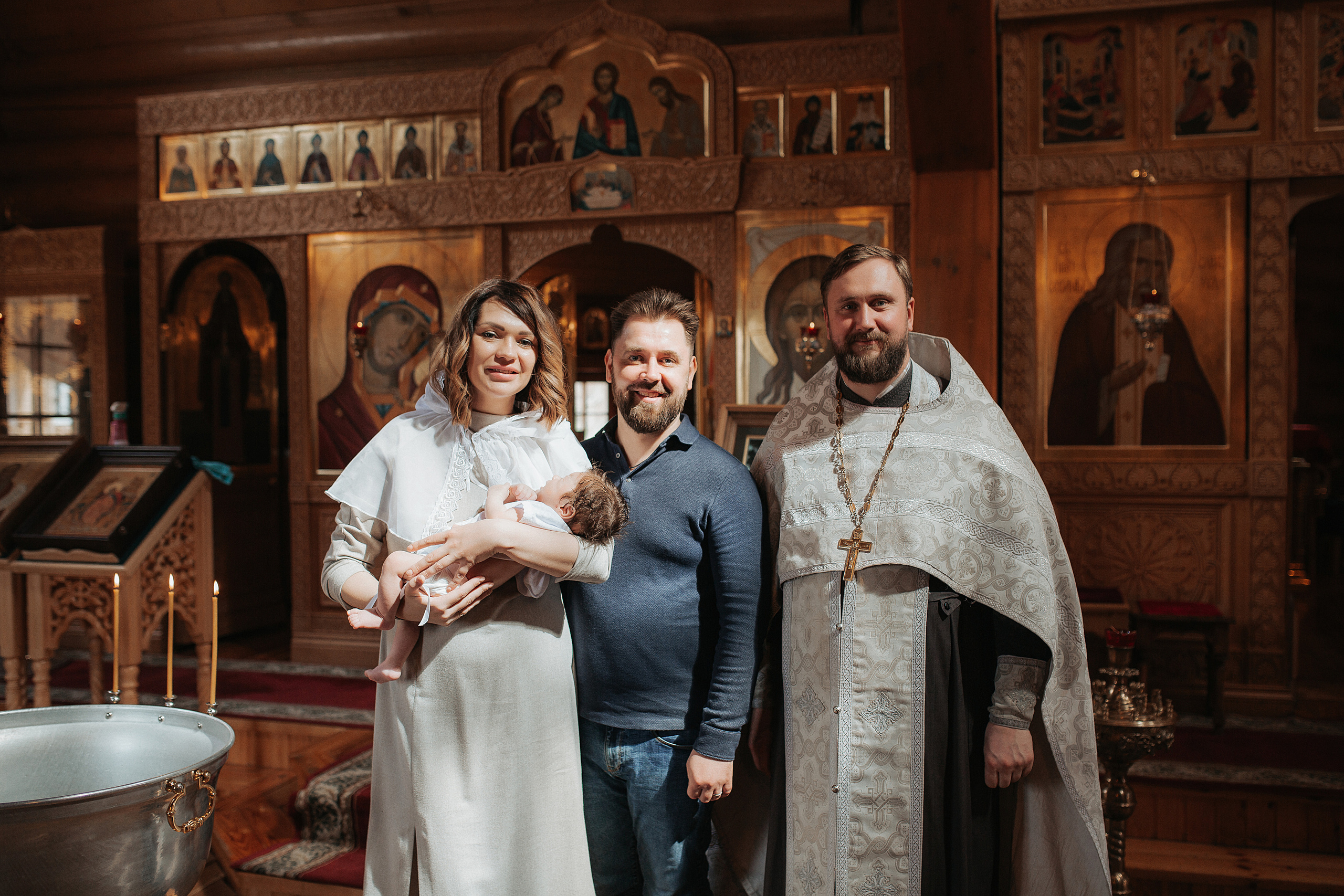 Крещение Ивана Александровича. Свадебный, семейный фотограф в Дзержинске, Нижнем Новгороде Наталья Хр