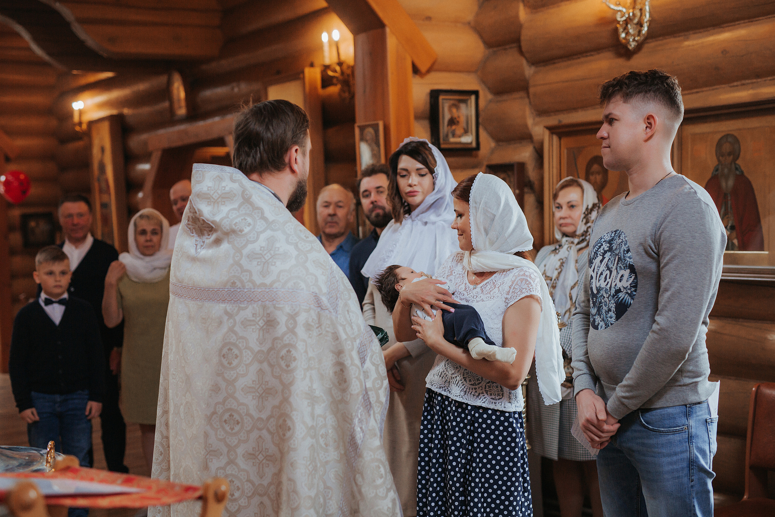 Крещение Ивана Александровича. Свадебный, семейный фотограф в Дзержинске, Нижнем Новгороде Наталья Хр